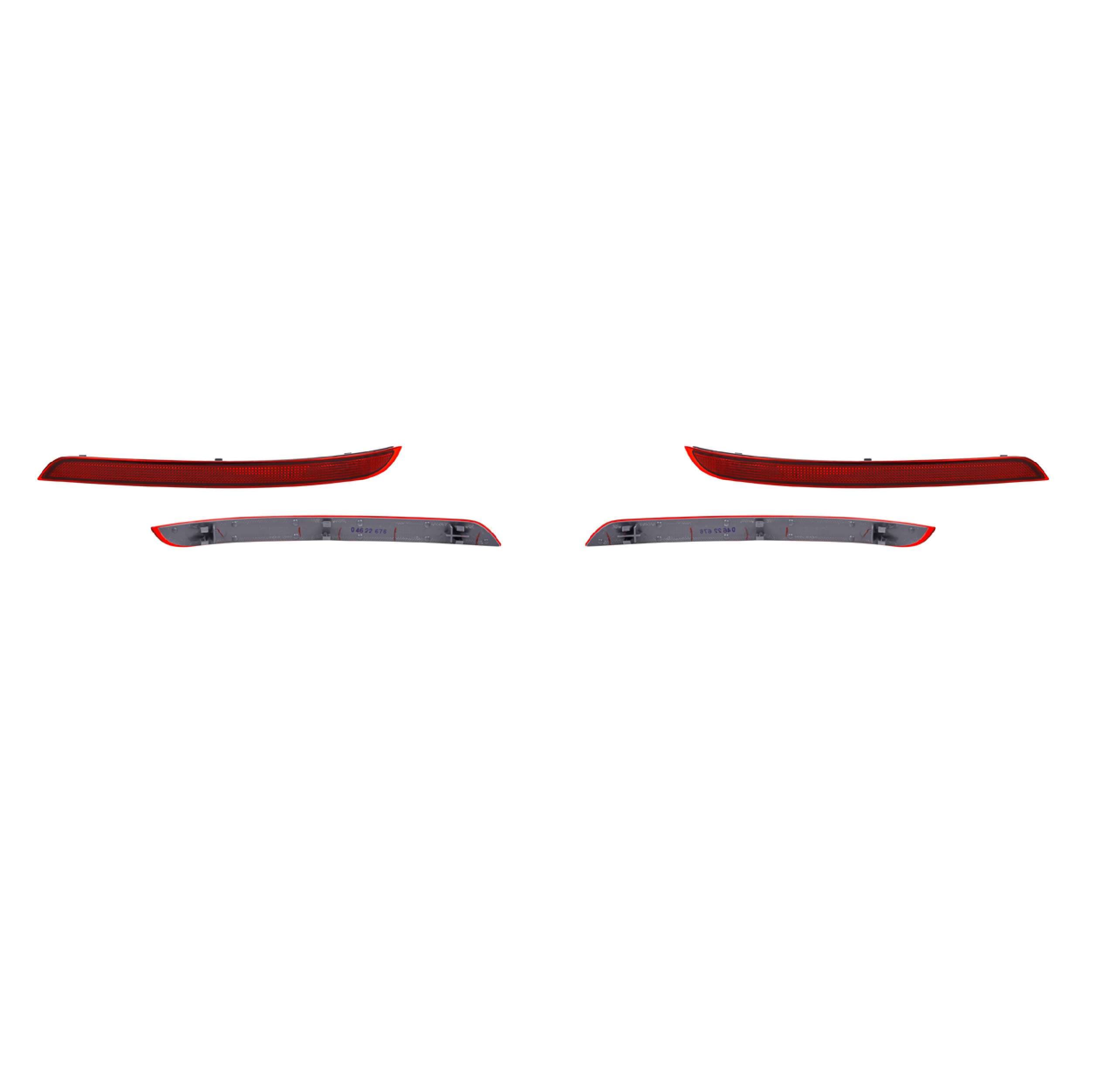 Par Cuartos Reflejante Traseros Mercedes Benz Ml350/Ml400/Ml500  2012-2015 Depo