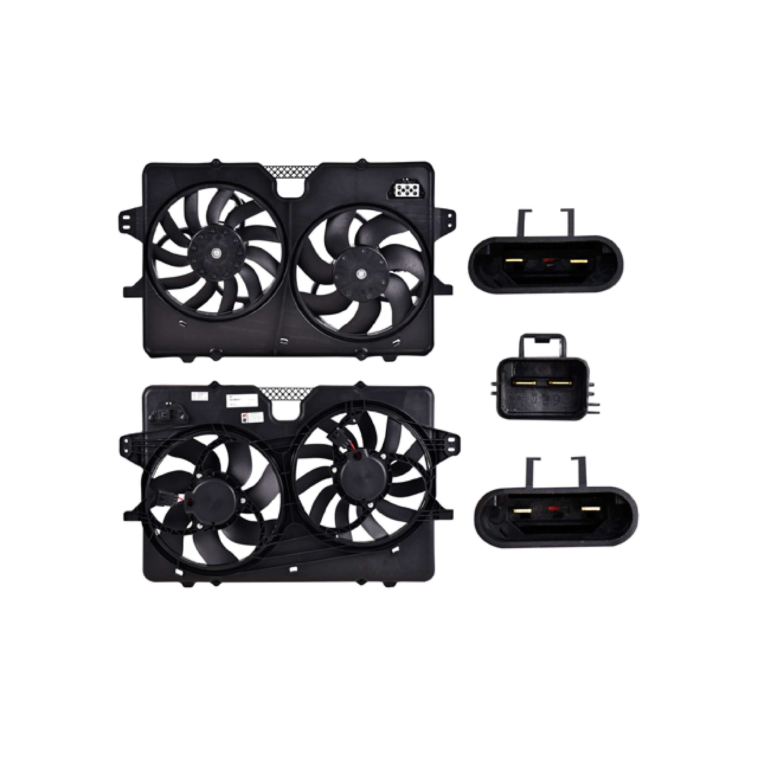Motoventilador 2:2 Pines Ford Escape 2.3L / 2.5L 2008-2012 / Mazda Tribute 2008-2012 / Mercury Mariner 2008-2012