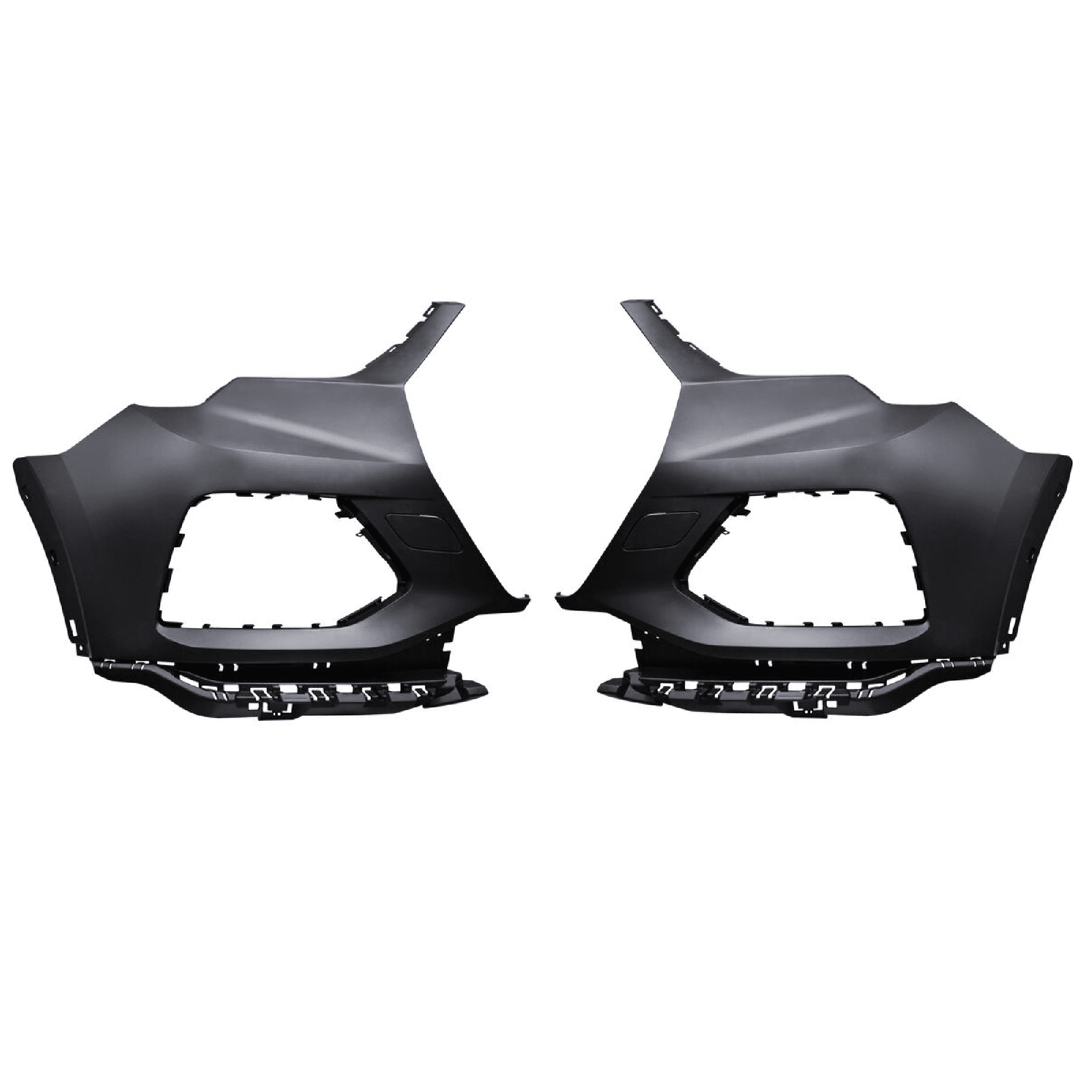 Par Alerones Delanteros Audi Q3 2019-2020 Con hoyo Para Tiron