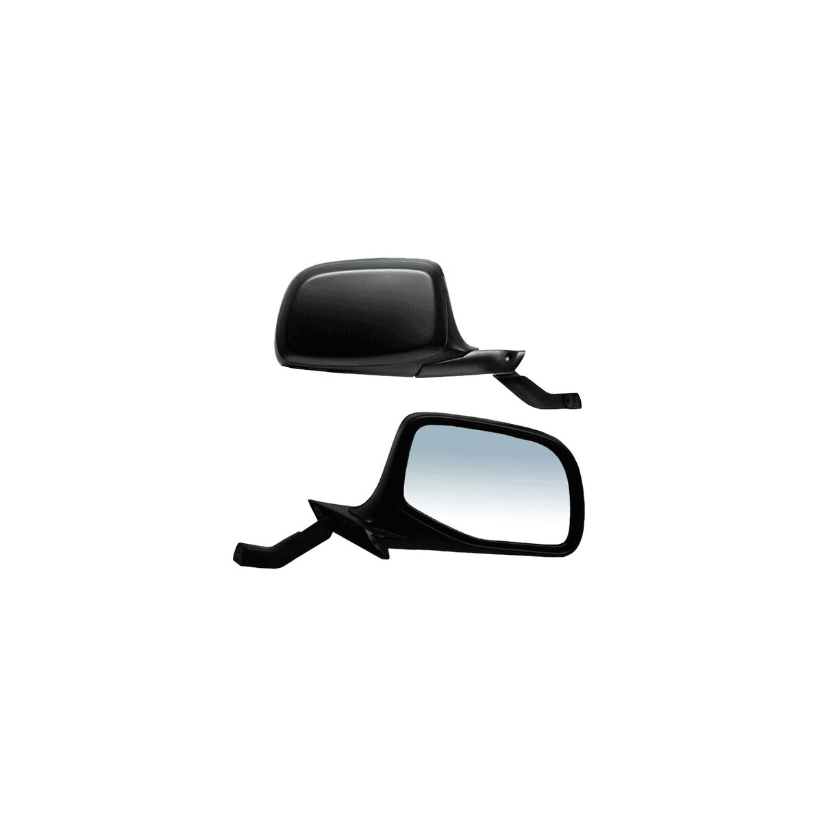 Espejo Ford F150/ F250/ F350/Lightning/ Base/ Xl/ Eddie Bauer/ Xlt 1992-1996 Sin Control Negro Derecho