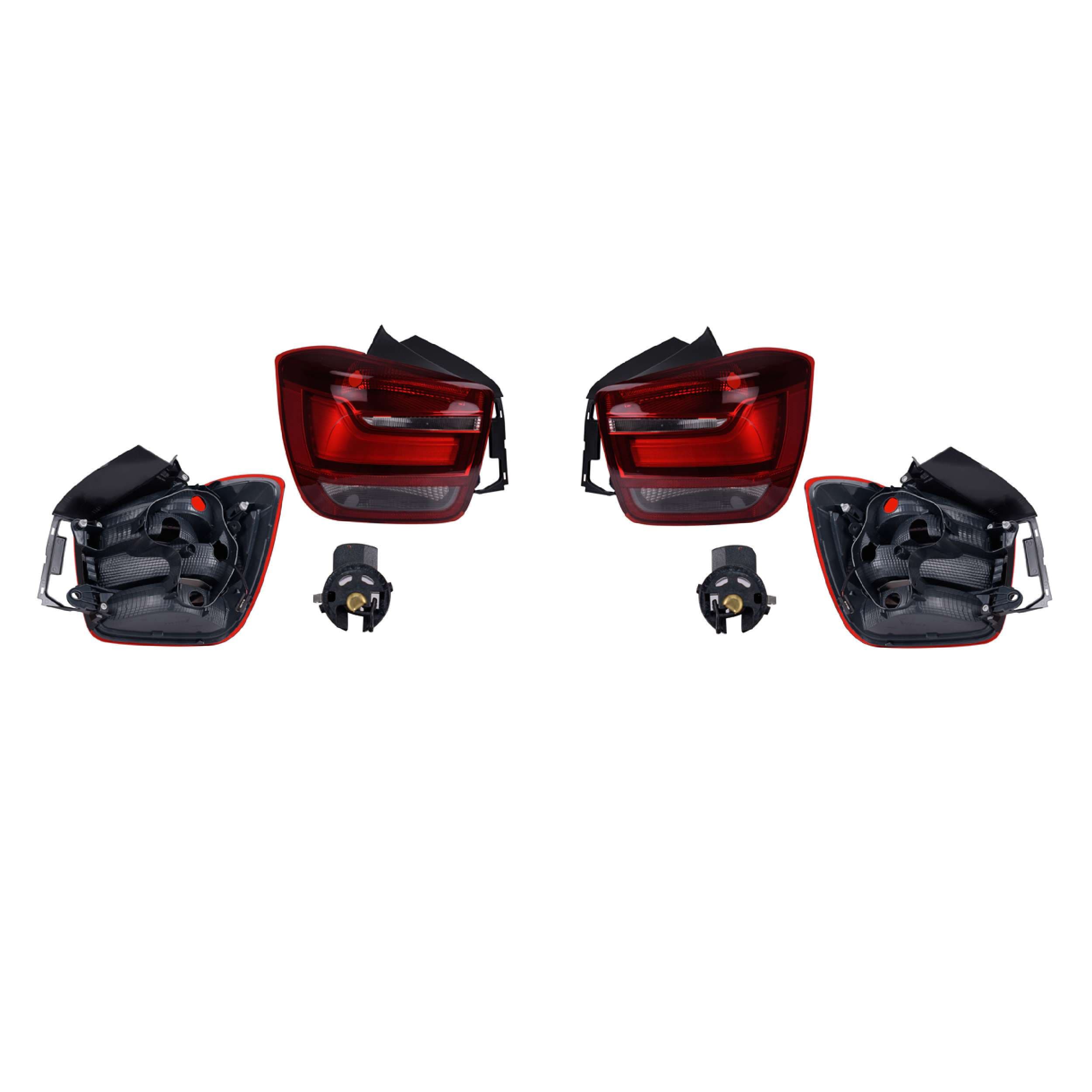 Par Calaveras Leds Bmw Serie 1 2012-2015 Depo