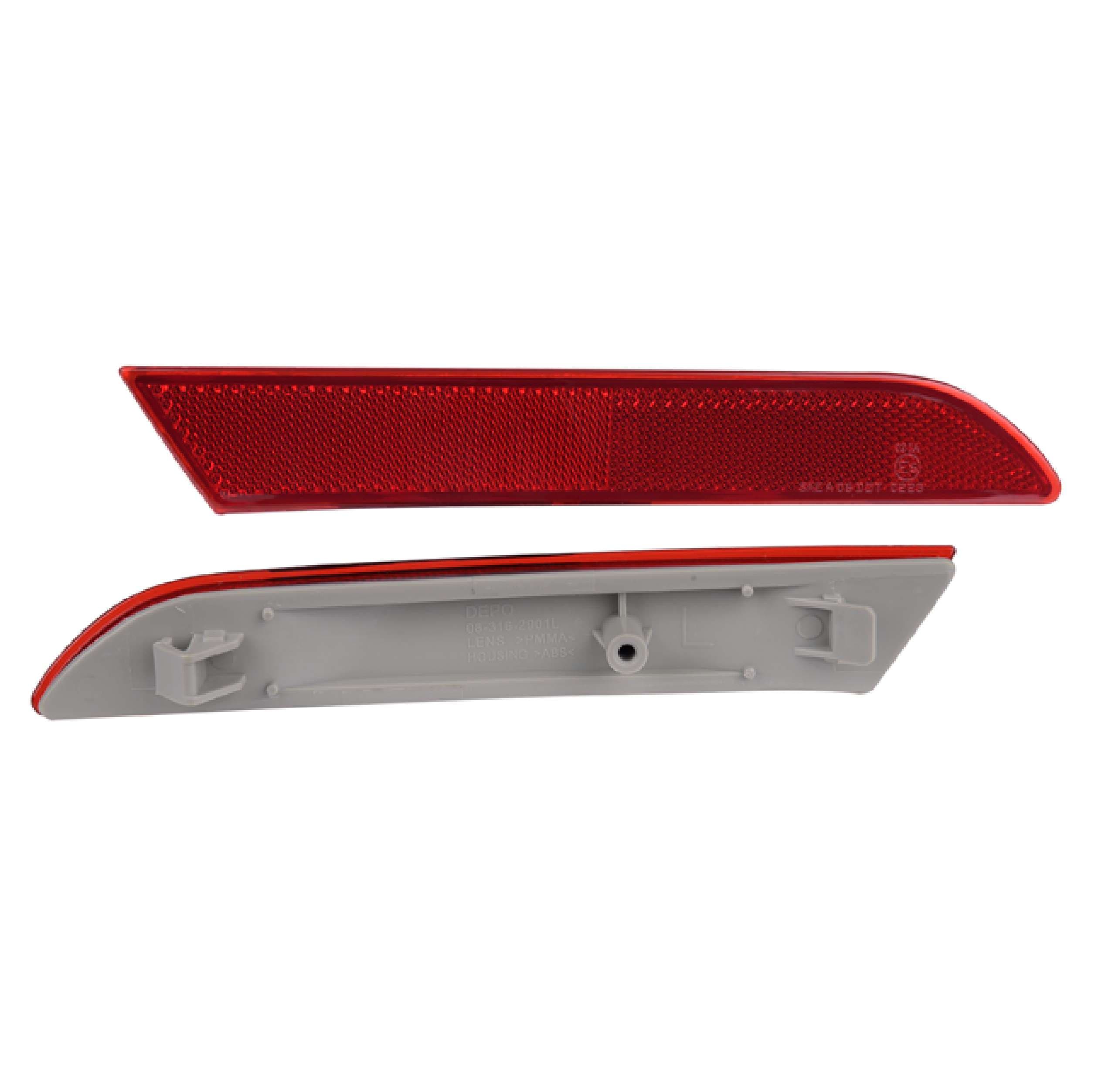 Cuarto Reflejante Interior Trasero Izquierdo Mazda Cx7 2010-2012 Depo