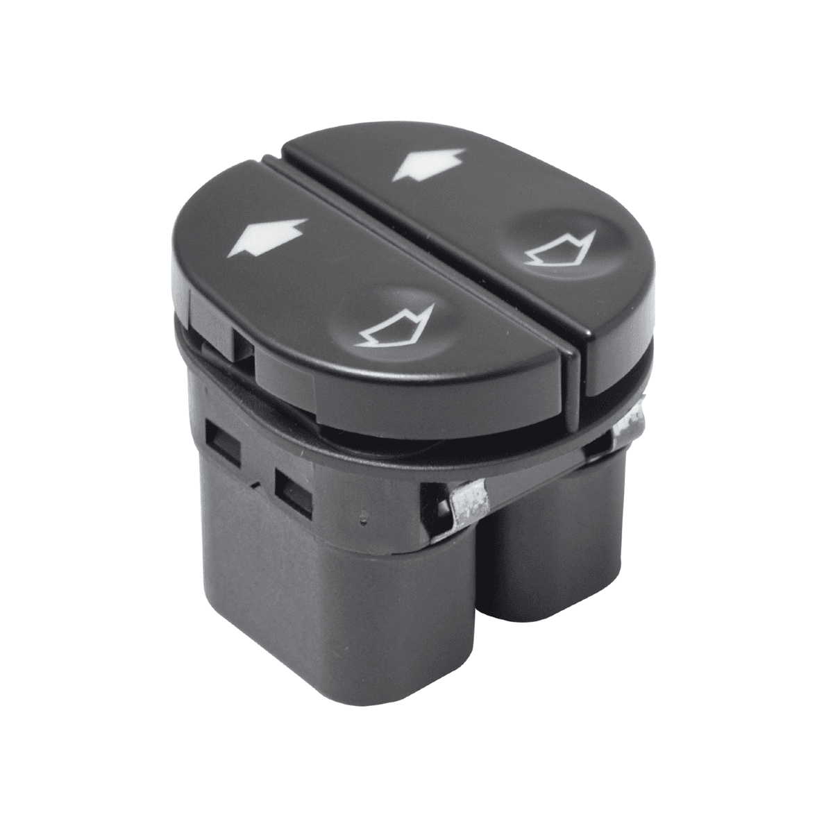 Control Electrico De Elevador Ford Courier 2001-2012 2 Teclas Negro 12V Manijauto