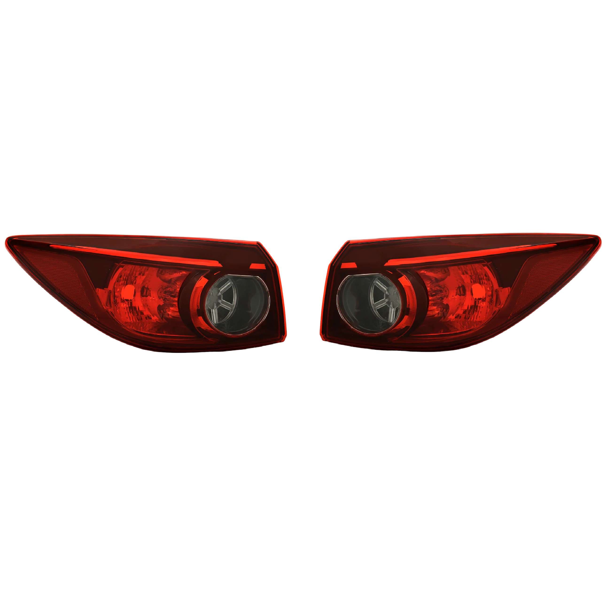 Par Calaveras Exteriores Mazda 3 Sedan 2014-2018