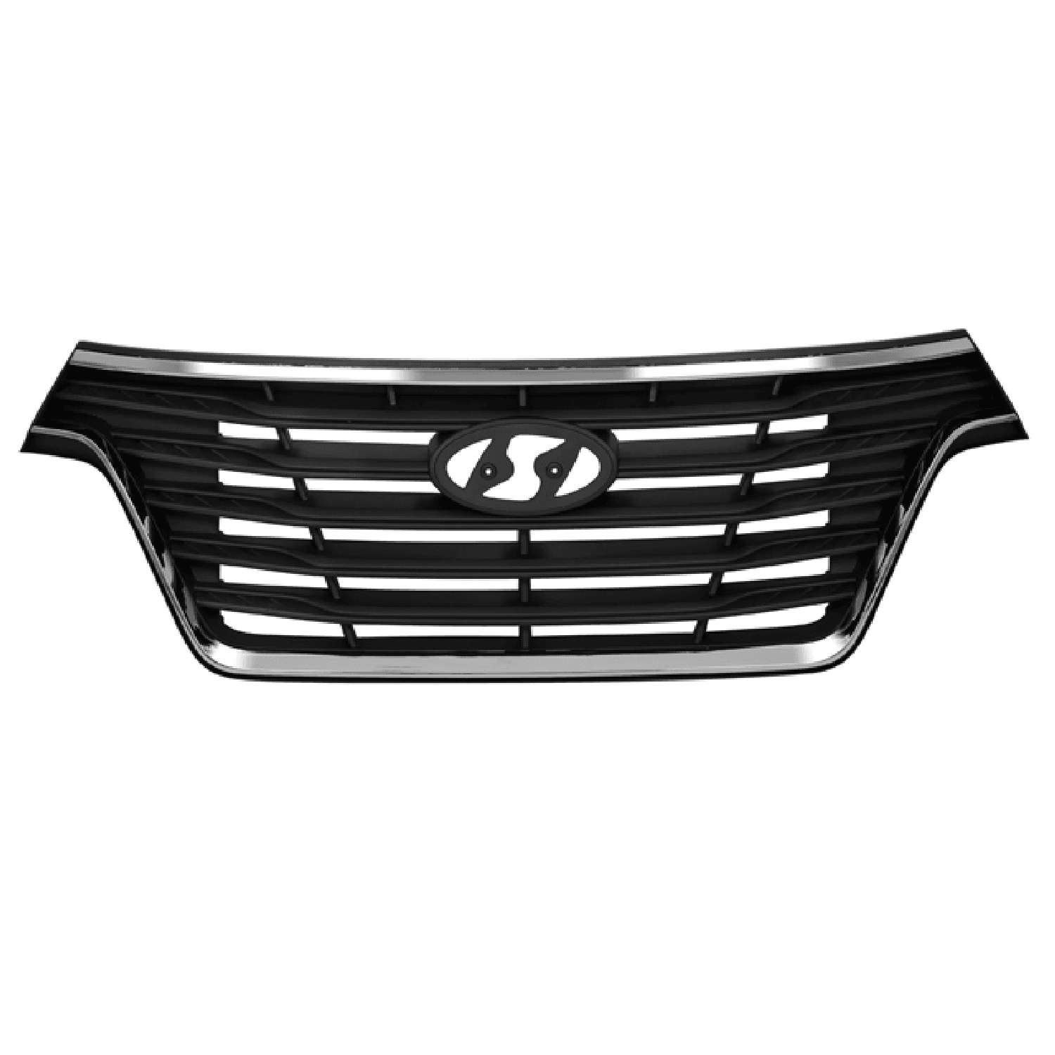Parrilla Filo Cromado Negra Mate P/Hyundai Starex L4 2.4L 2019-2020