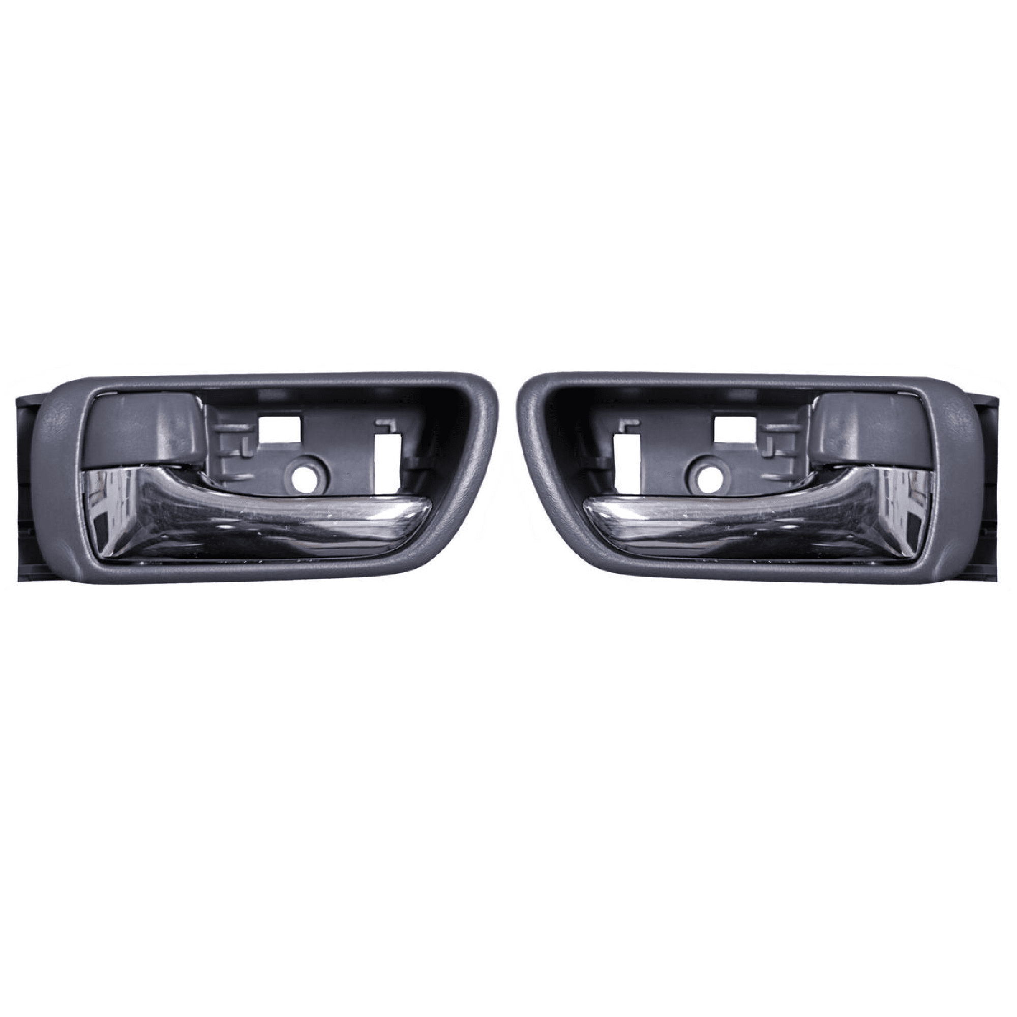Par Manijas Interiores Toyota Camry 2002-2006 Gris/ Cromada Plastico