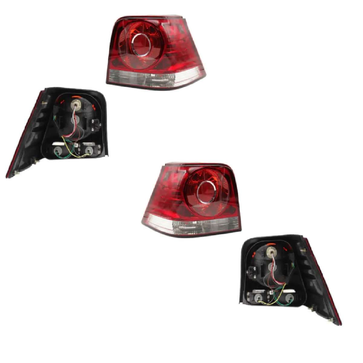 Par Calaveras Volkswagen Golf A4 Sport 2005-2007 Sin Arnés Clara Liso Rojo/Blanco