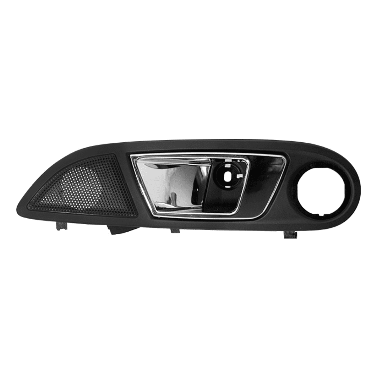Manija Interior Ford Ecosport 2013-2017 Con Hoyo Cromada/Negra Plastico Izquierdo Delantera Hushan