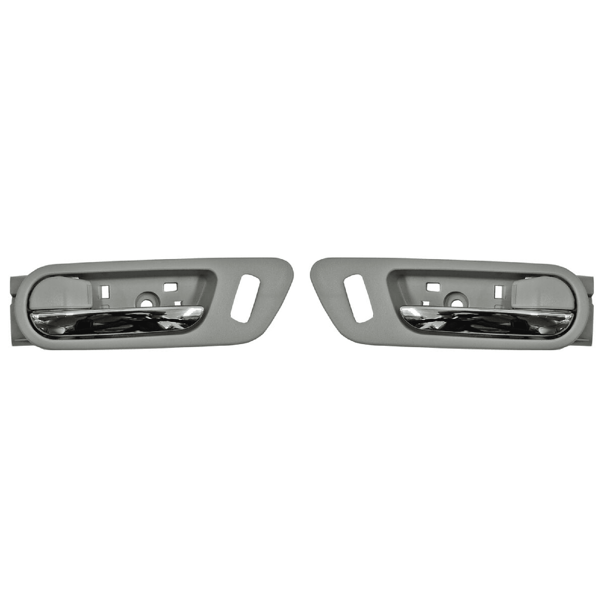 Par Manijas Interiores Mazda 6 2009-2013 Plastico Gris/ Cromo Delantera