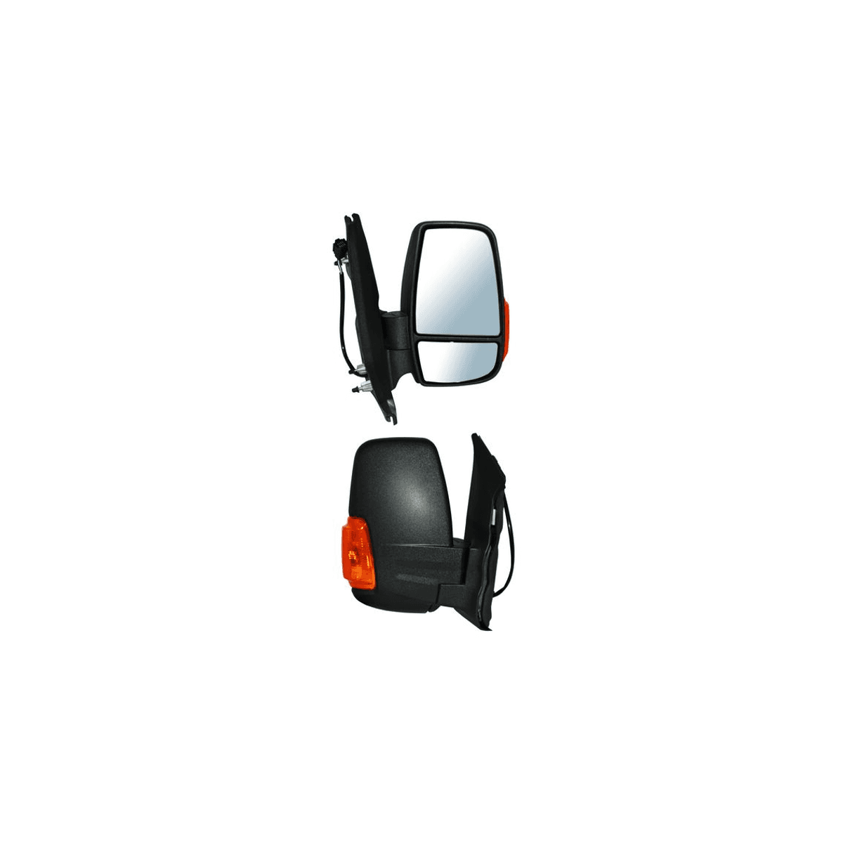 Espejo Ford Transit Van/ Chasis/ Pasajeros 2015-2017 Electrico Con Desempañante Con Direccional Ambar Chino Autoabatible 8 Pines Derecho