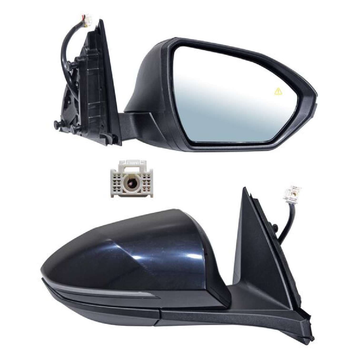 Espejo Para Hyundai Tucson 2022-2025 Electrico Para Pintar Con Direccional Con Sensor Punto Ciego Con Desempañante 8 Pines Derecho