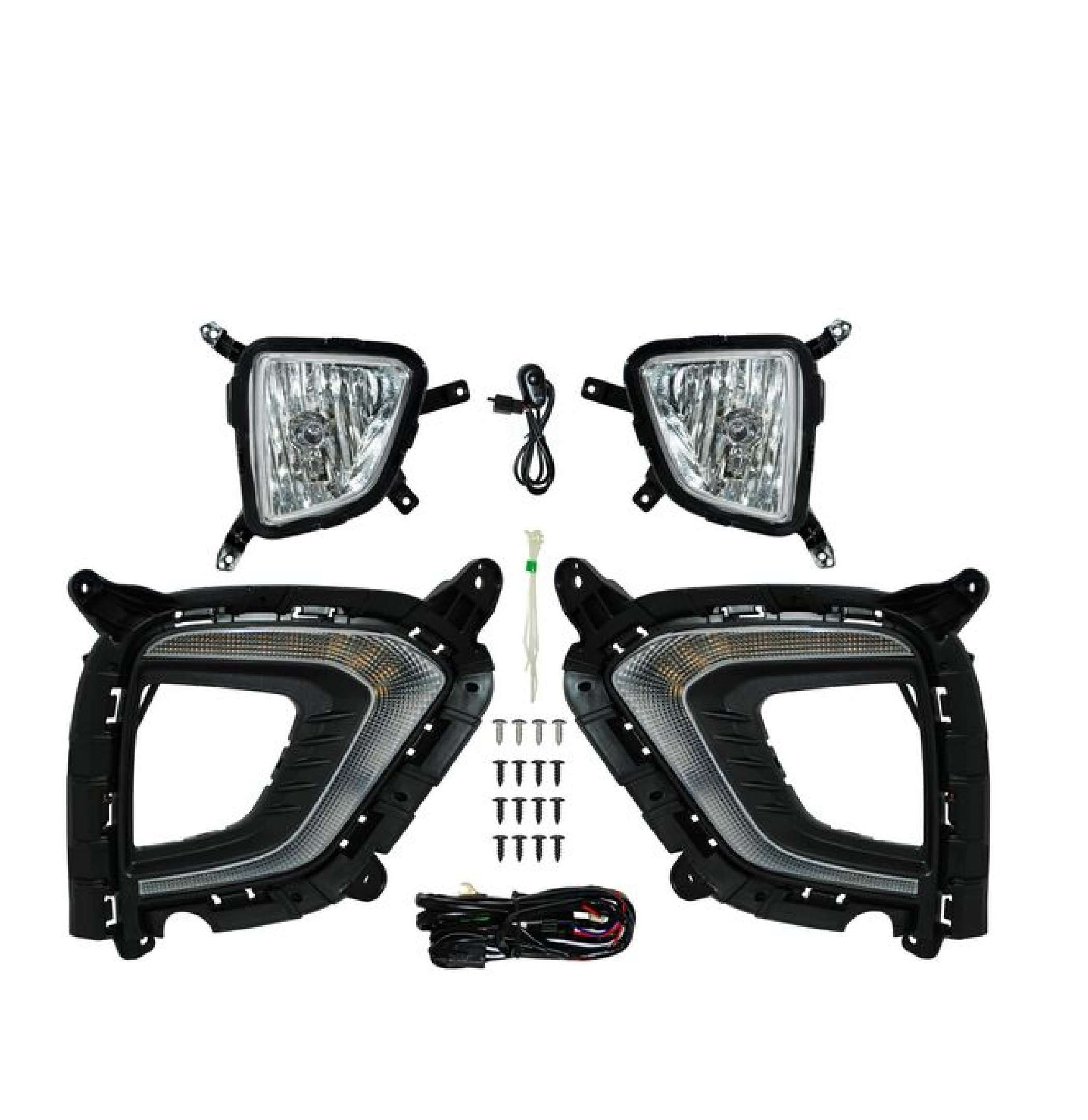 Faro Niebla Para hyundai Creta 2019-2020 Con Leds Con Parrilla Juego