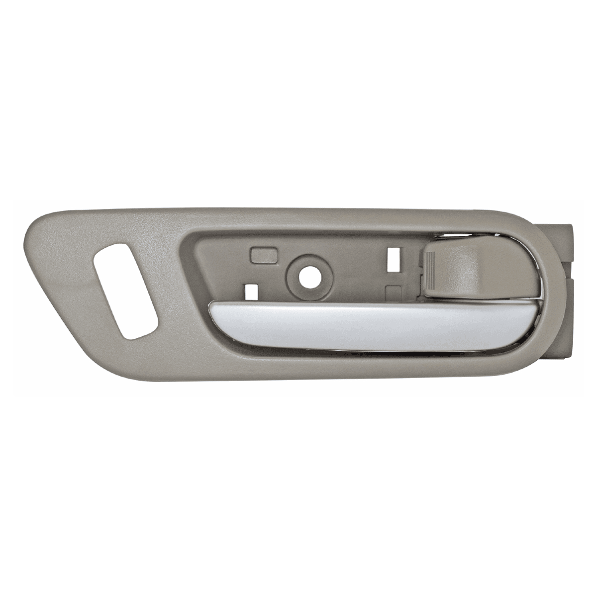 Manija Interior Mazda Cx-9 2007-2015 Con Hoyo Para Seguro Beige/Plata Plastico Derecha Delantera Hushan