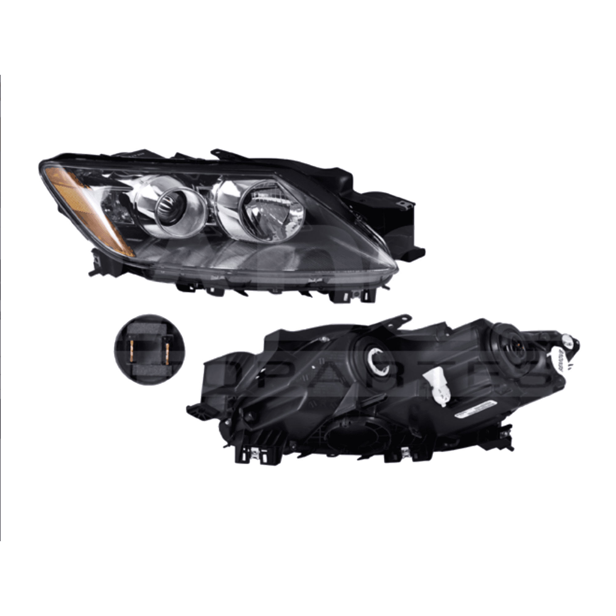Faro Derecho Mazda Cx-7 2007-2012 Para Foco Halogeno Depo