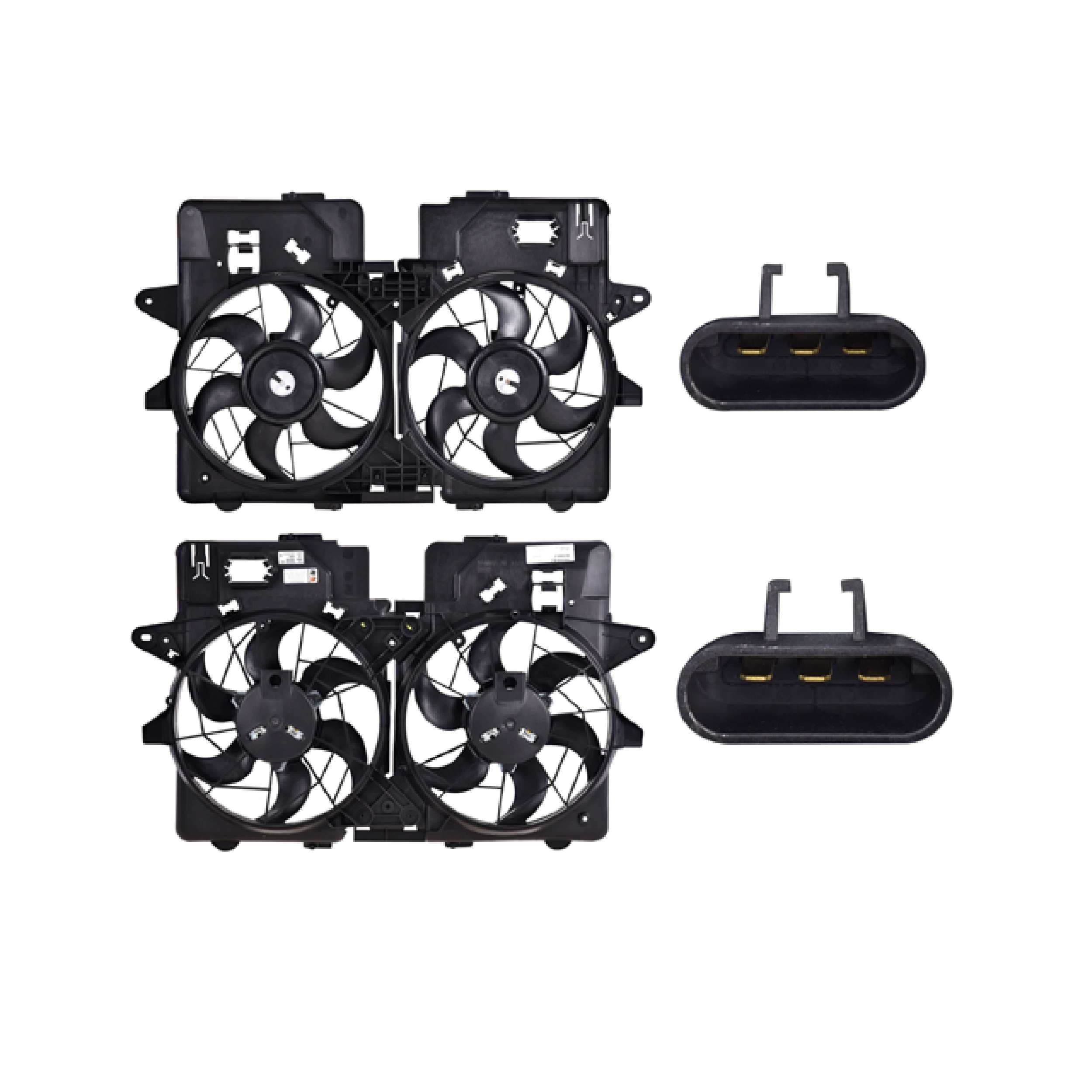Motoventilador 3:3 Pines Ford Escape 3.0L 2005-2008 / Mazda Tribute 2001-2006 / Mercury Mariner 2005-2008