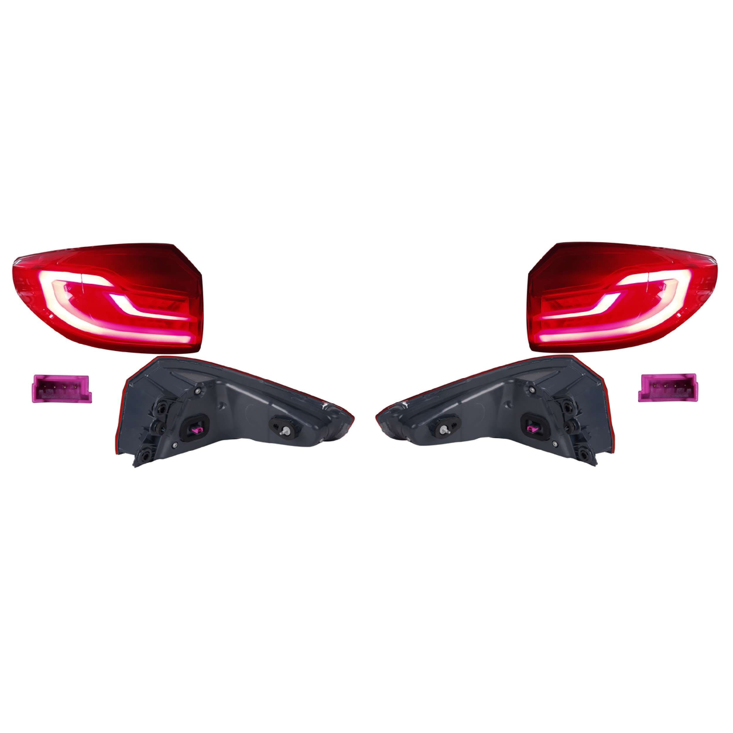 Par Calaveras Exteriores Leds Bmw Serie 5 Sedan 2018-2020 Depo