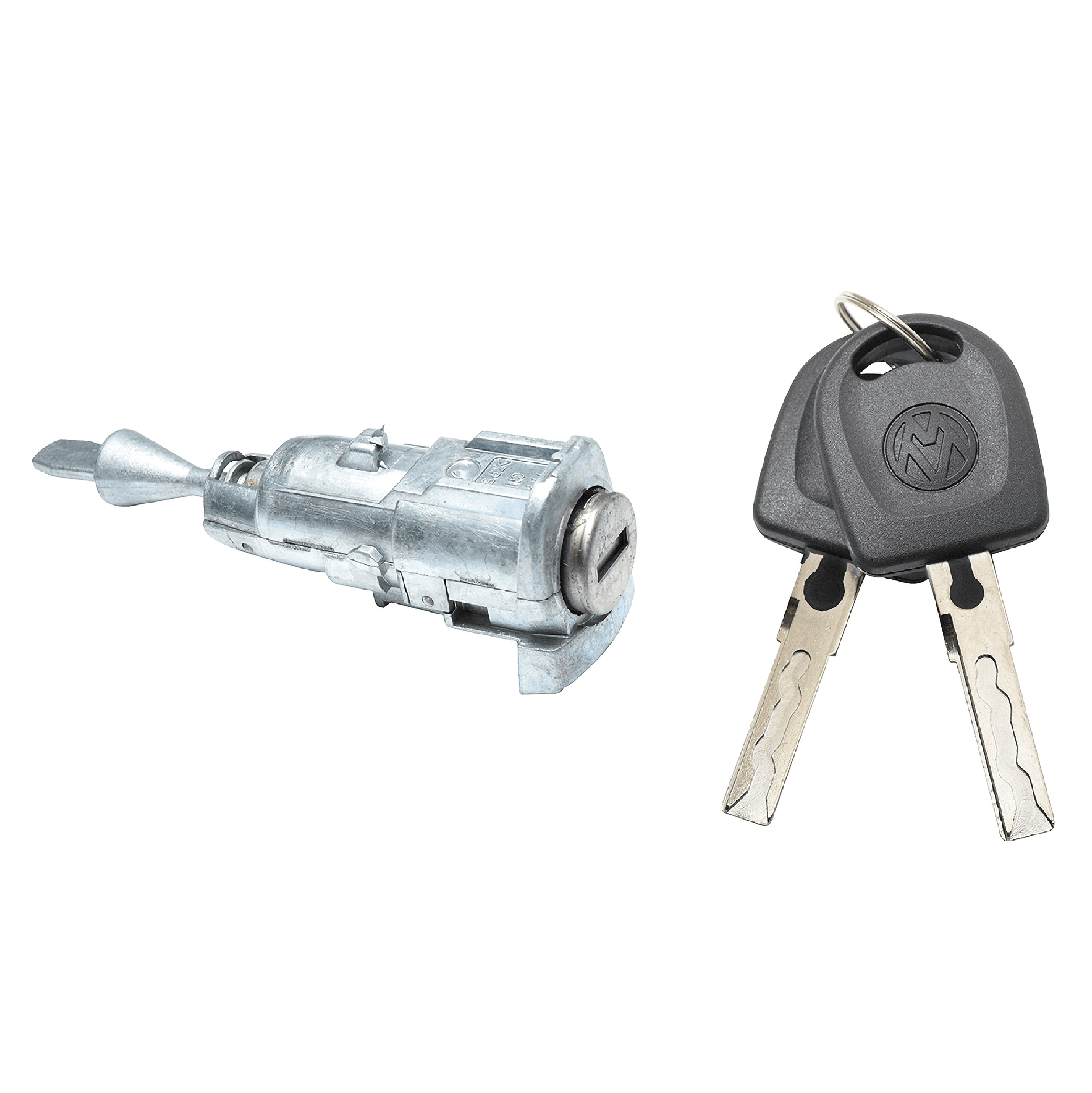 Cilindro Para Puerta Volkswagen Golf Gti 2007-2009 Con Llave 1 Pieza Metal Cromado Izquierdo Delantera Manijauto