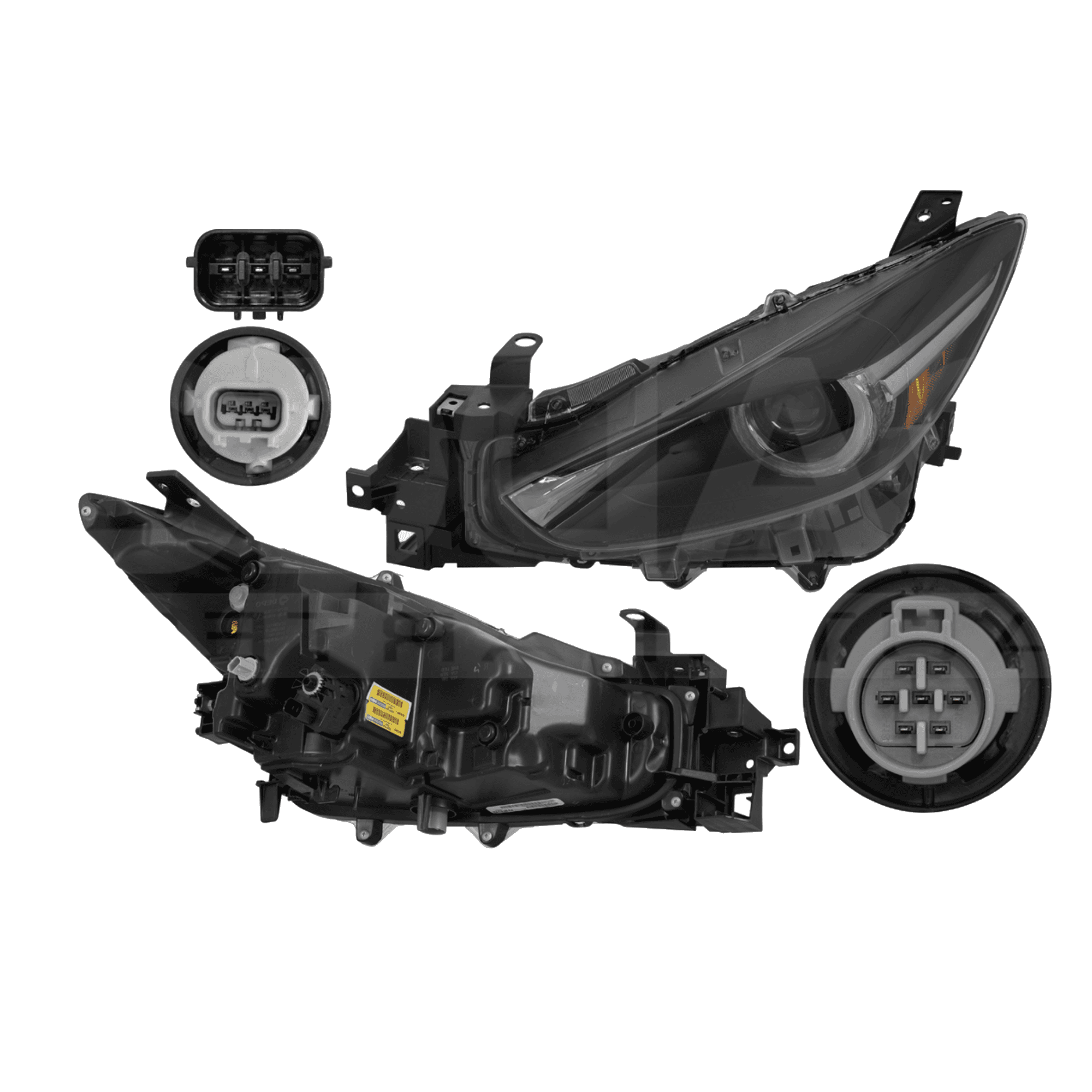 Faro Izquierdo Mazda 3 S Grand Touring 2017-2018 Con Leds Depo