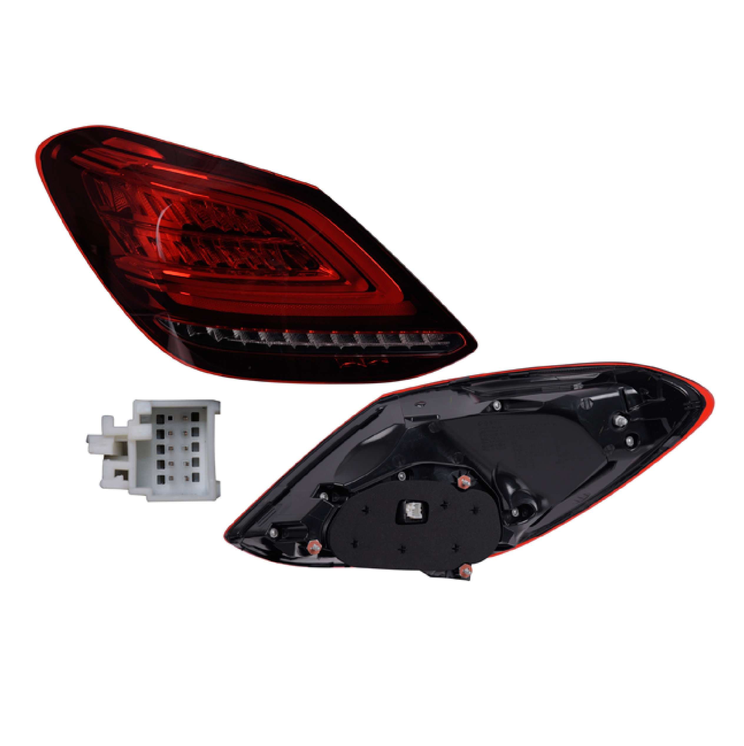Calavera Led Mercedes Benz Clase C 200 2019-2021 Depo Izquierda