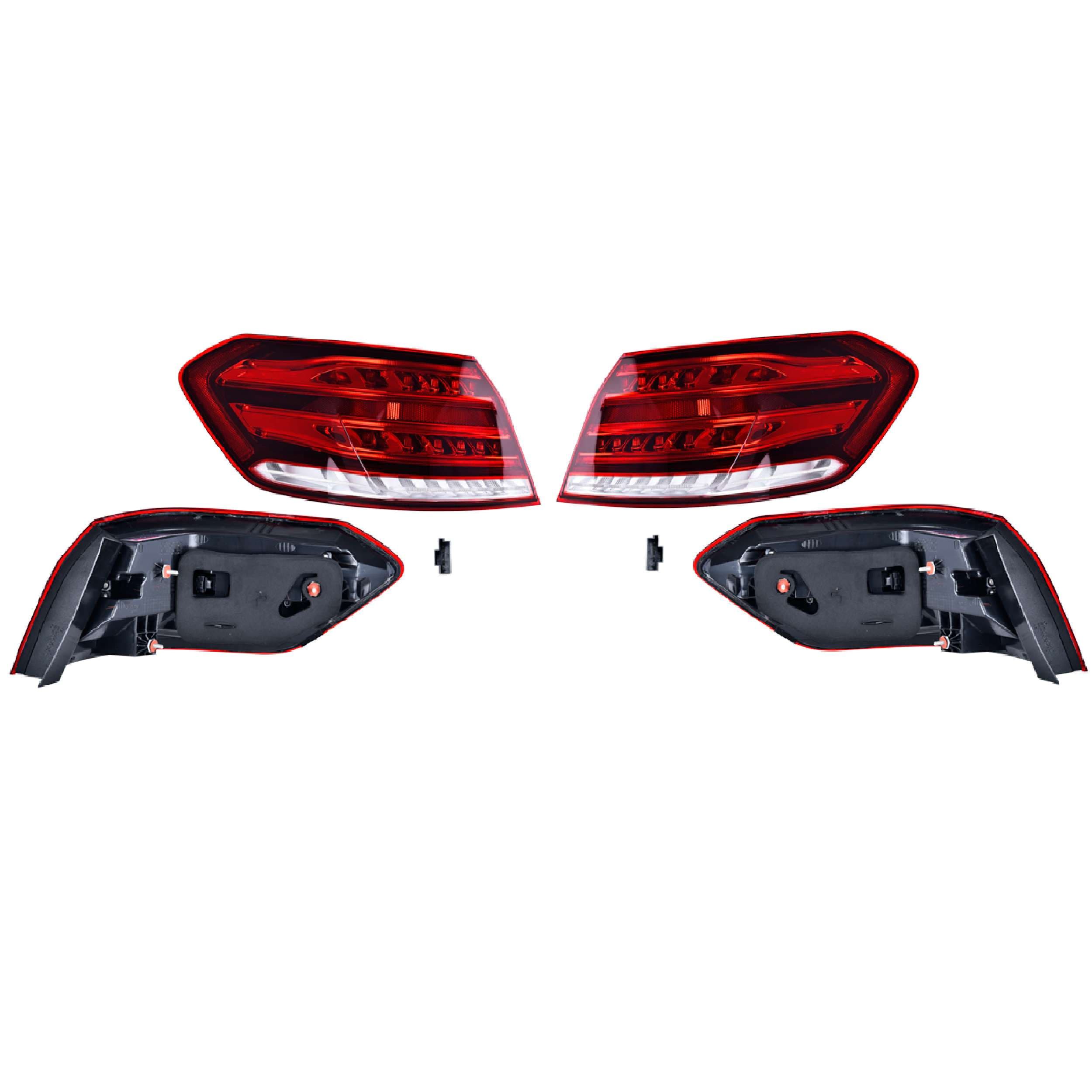 Par Calaveras Exteriores Leds Mercedes Benz Clase E 2014-2016 Depo