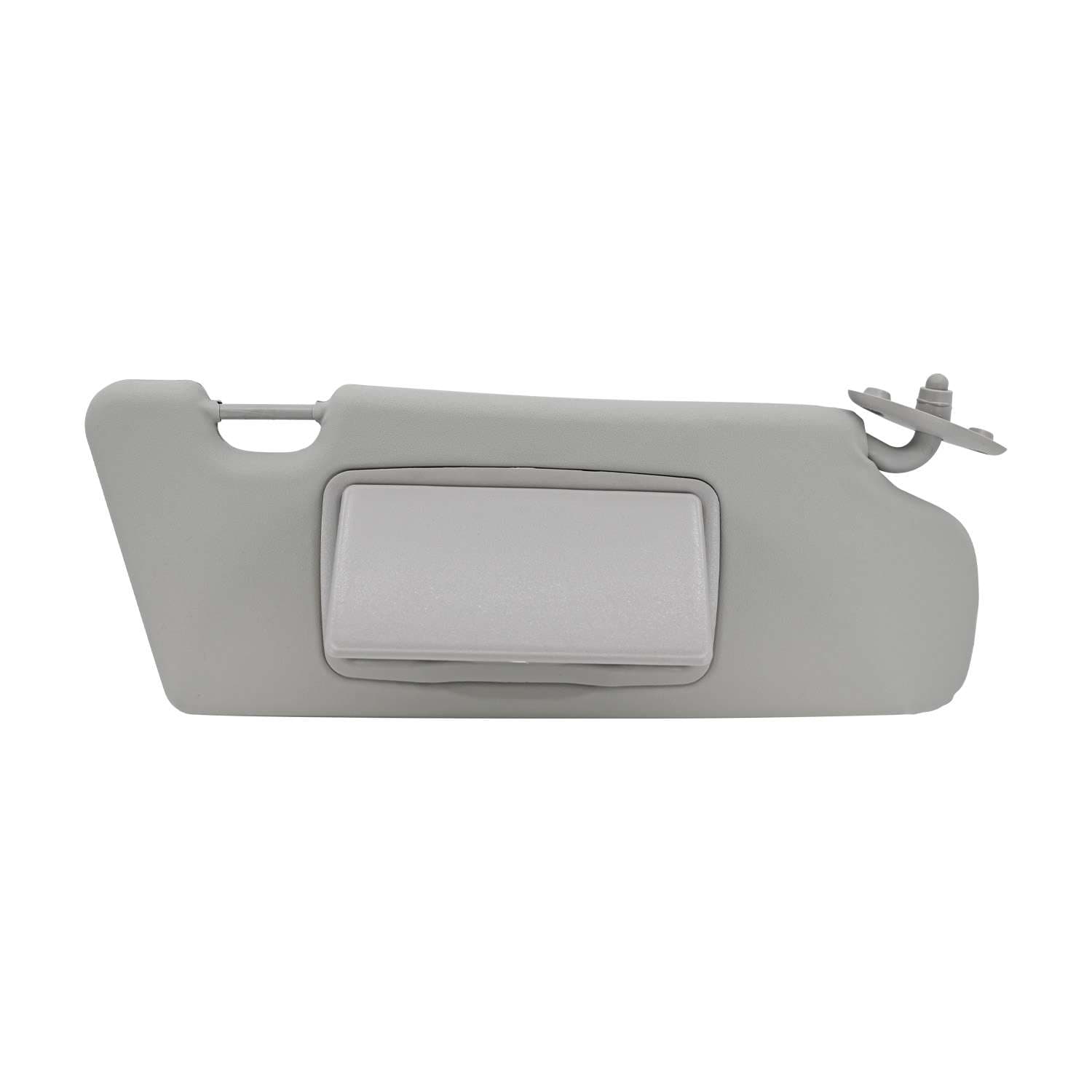 Visera Ford Ka 1997-2008 Con Espejo Sin Luz Gris Claro Vinipiel Generica Tipo Original Derecha Delantera Generica