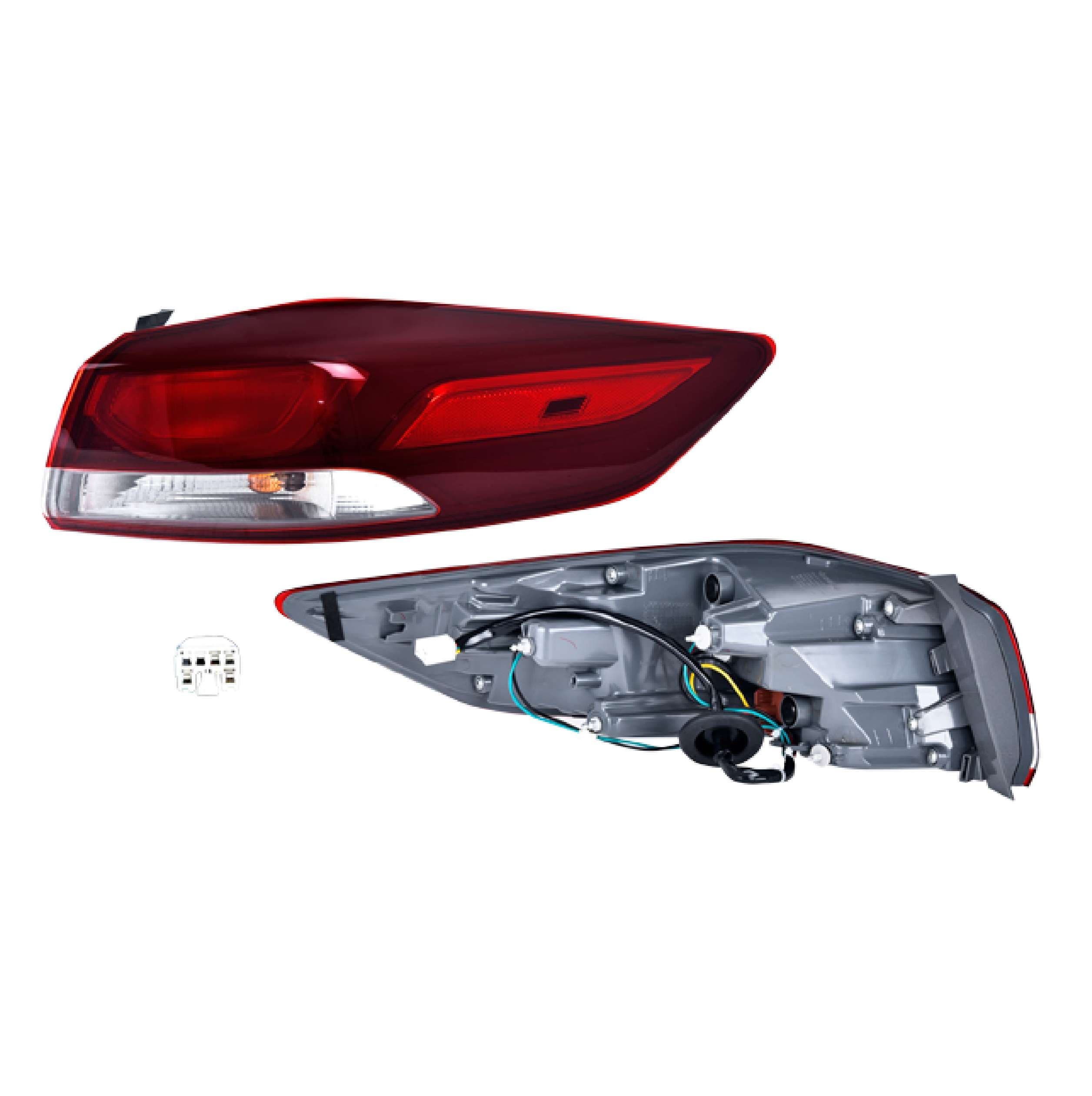 Calavera Exterior P/Hyundai Elantra 2017-2018 Depo Derecha