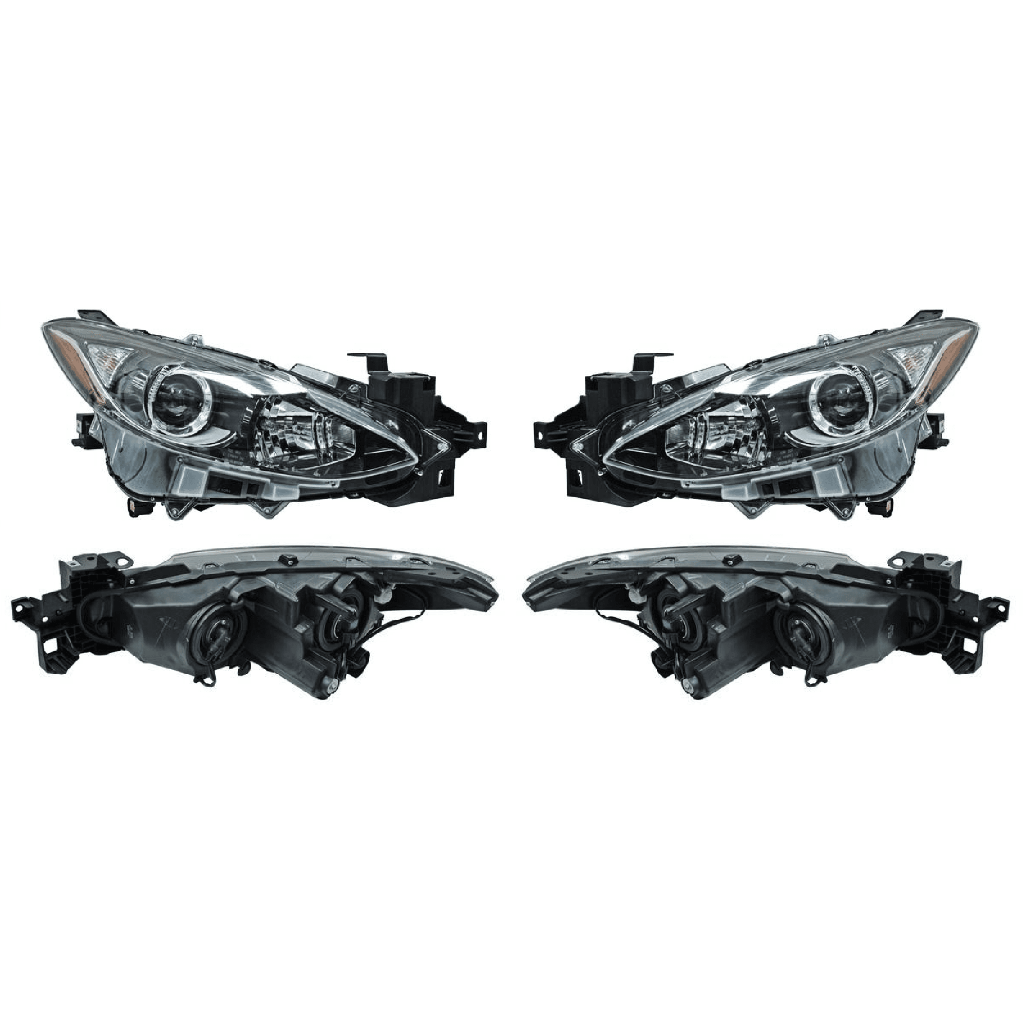 Par Faros Mazda 3 2014-2016 Con Focos