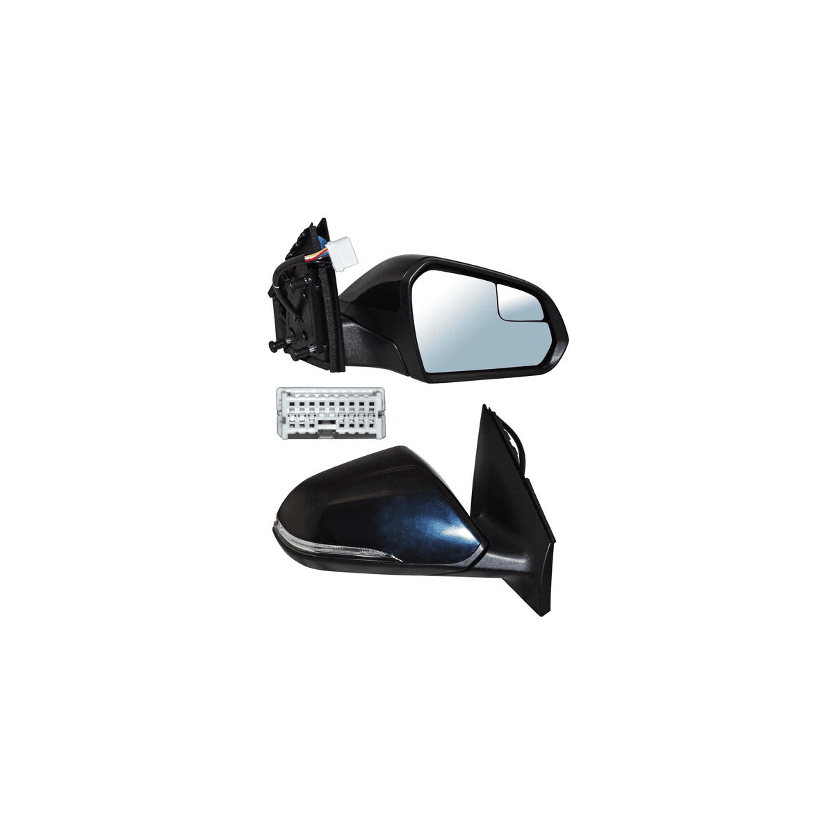 Espejo Para Hyundai Sonata 2015-2017 Electrico Con Direccional 6 Pines Derecho