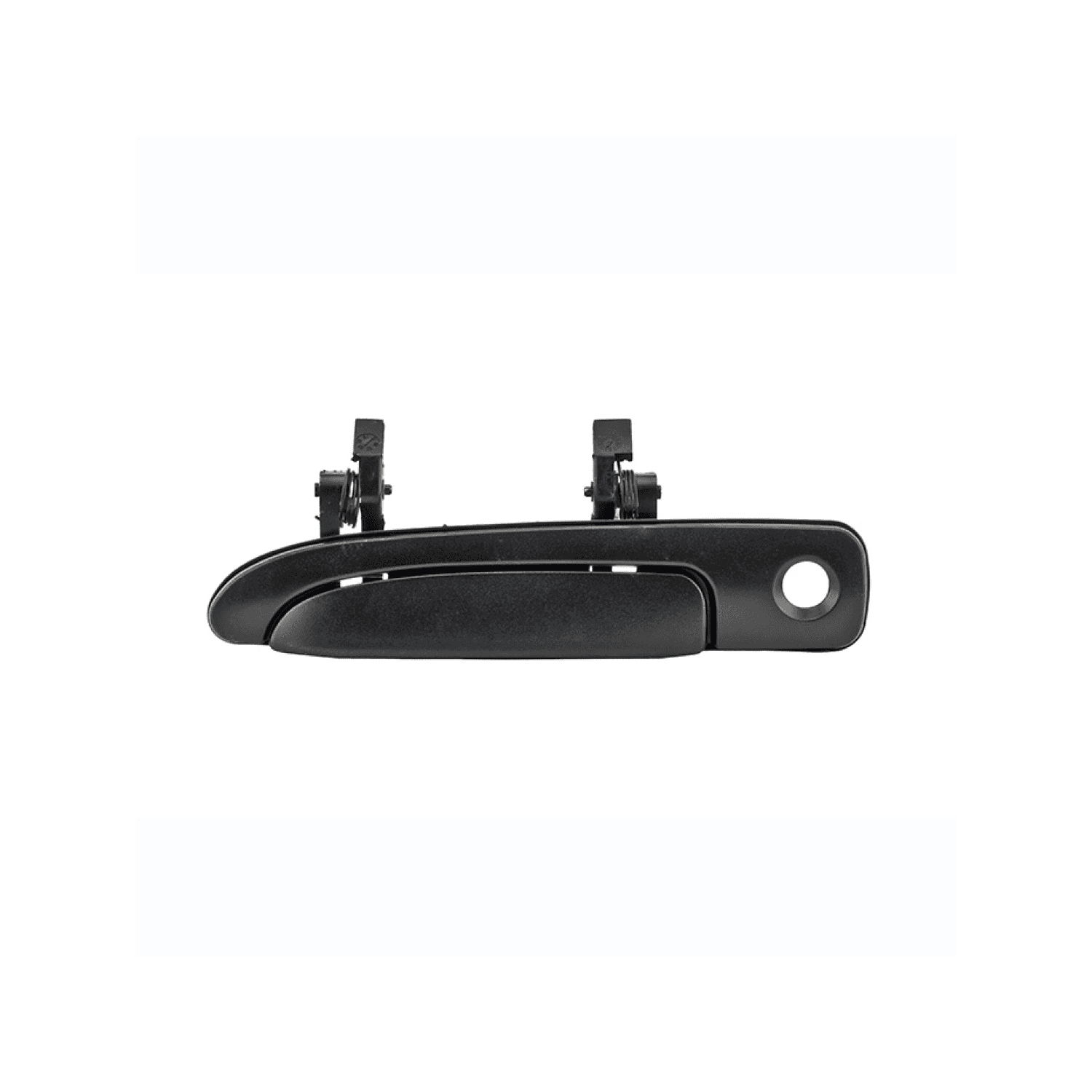 Manija Exterior Ford Crown Victoria 1992-2011 Con Hoyo Para Llave Corrugada Negra Plastico Izquierdo Delantera Hushan