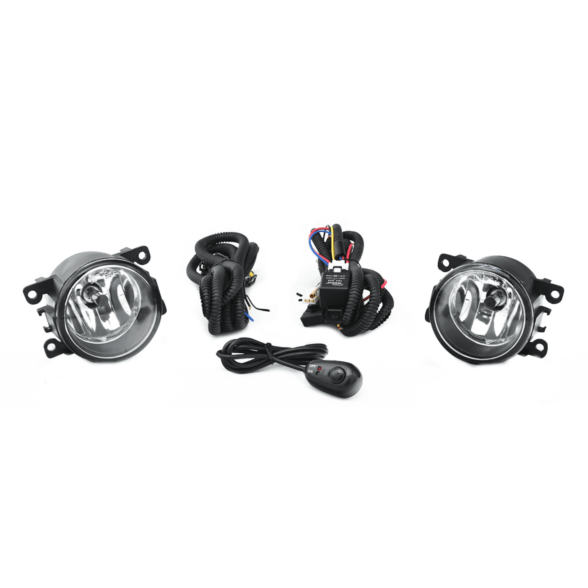 Kit faros niebla Nissan Sentra 2010-2012/Ford Ranger 2013-2016/Nissan Urvan 2014-2020/Ford Explorer 2011-2015/Ford Fiesta 2008-2016/Ford Figo 2016-2018/Ford Focus 2009-2014/Ford Ecosport 2013-2015/Renault Megan 2004-2006 /Renault Duster 2013-2016/Suzuki V