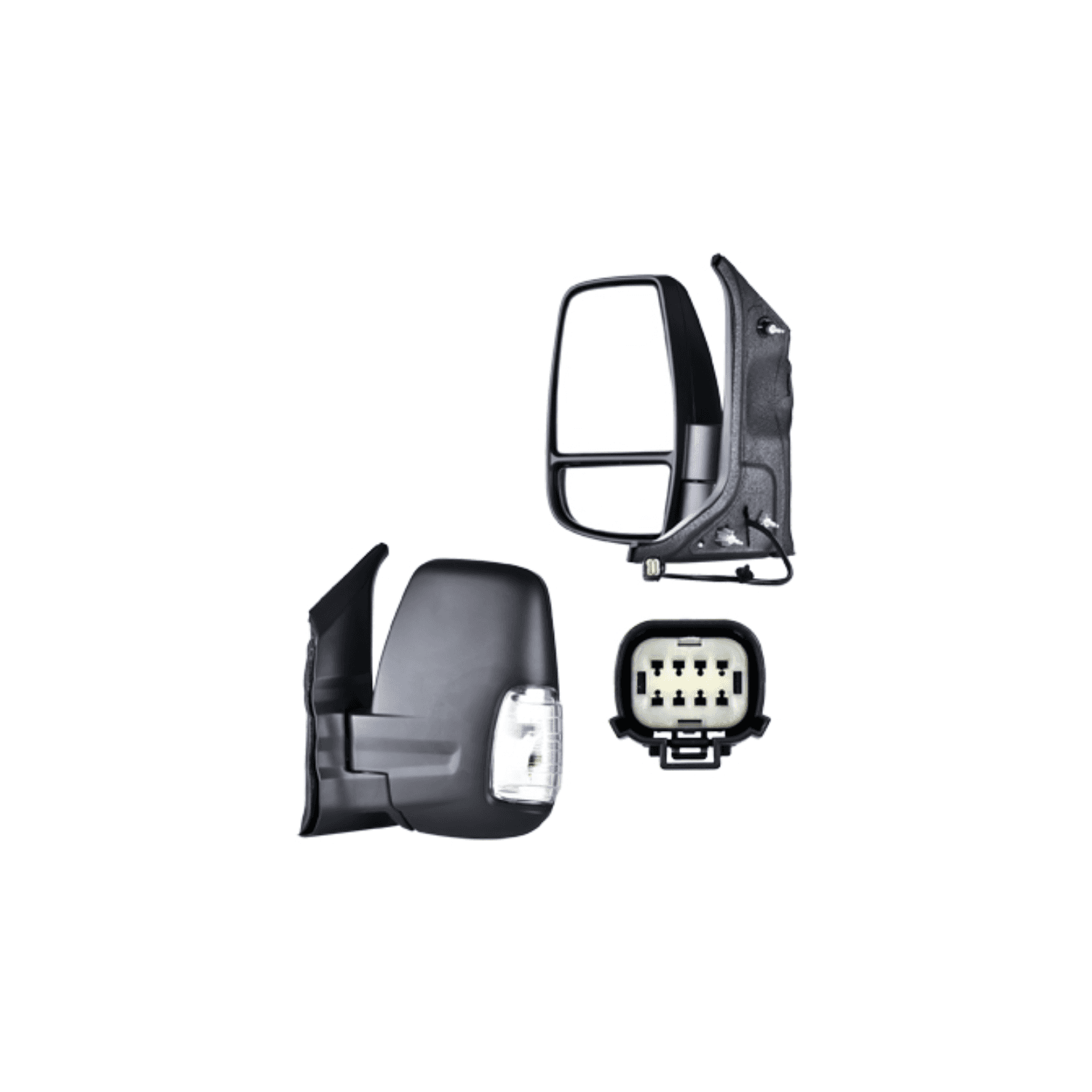 Espejo Izquierdo 2 Pines Ford Transit Van 2.2 2P / Ford Transit Chasis 2.2 2P / Ford Transit Pasajero 2.2 2P / Ford Transit Van 3.5 2P / Ford Transit Chasis 3.5 2P / Ford Transit Pasajero 3.5 2P / Ford Transit Van 2.2 5P / Ford Transit Chasis 2.2 5P / For