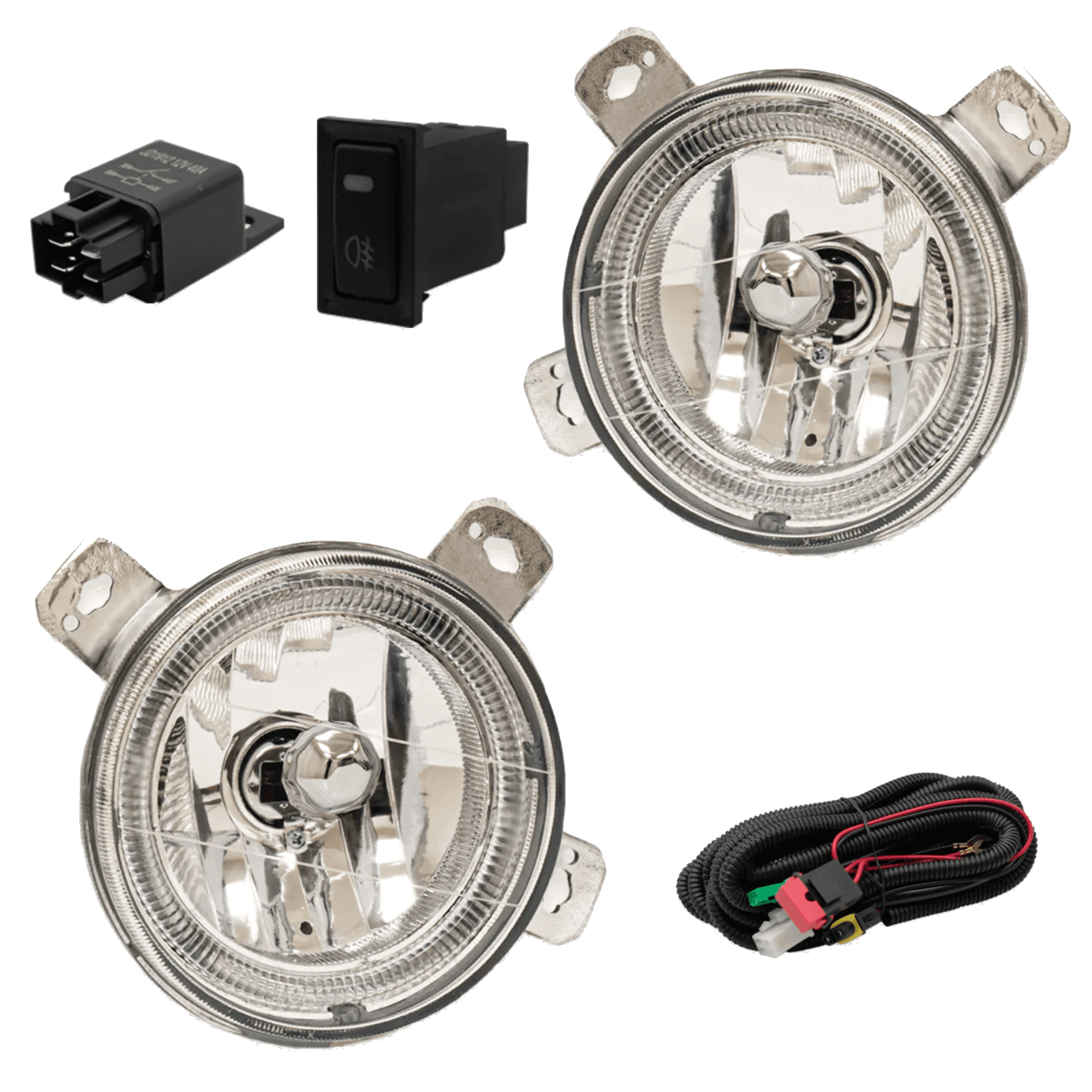 Kit faros niebla Volkswagen Golf 1988-1991 ojo de angel con arnes switch Universal y focos