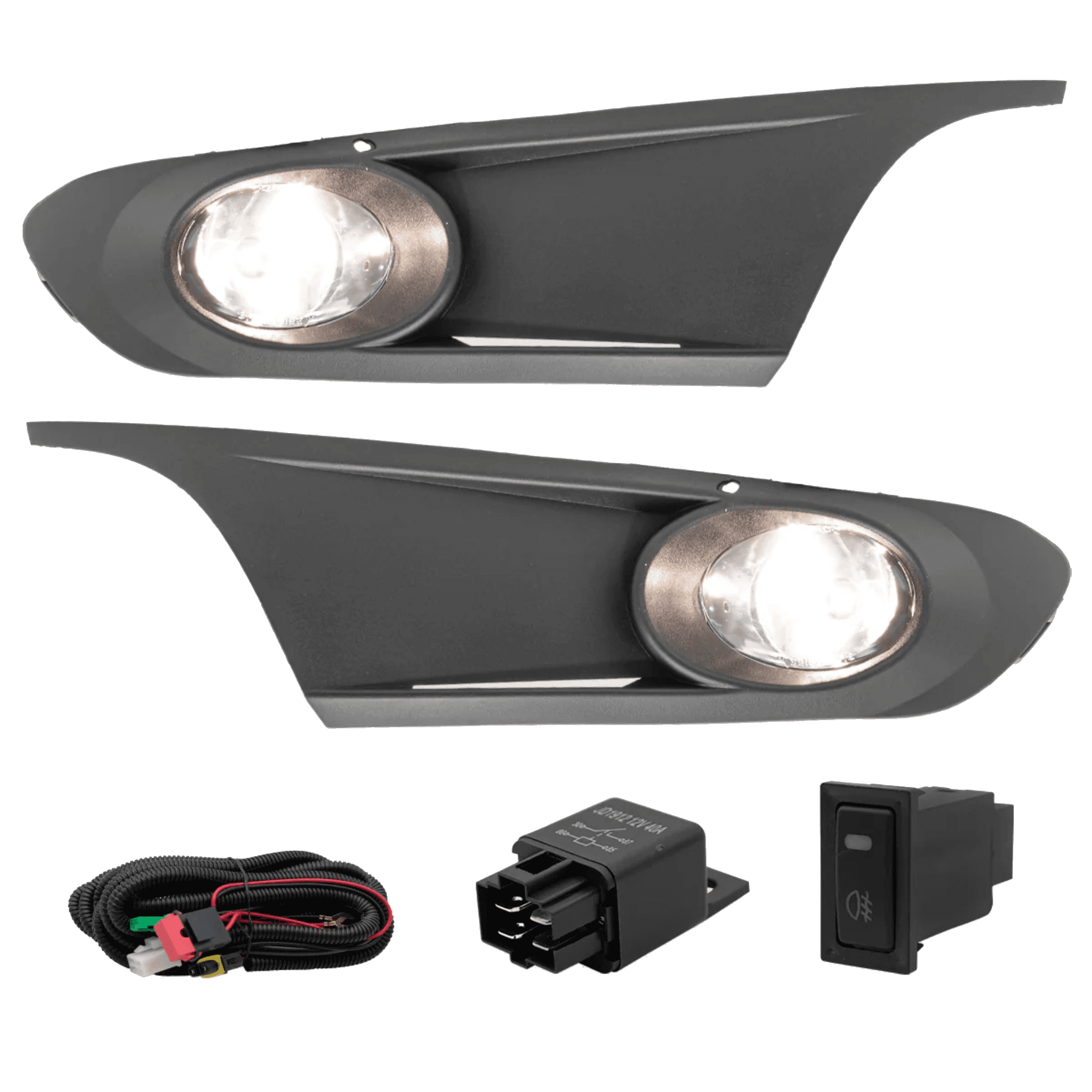 Kit faros niebla Volkswagen Jetta 2011-2014 con arnes switch Universal y focos