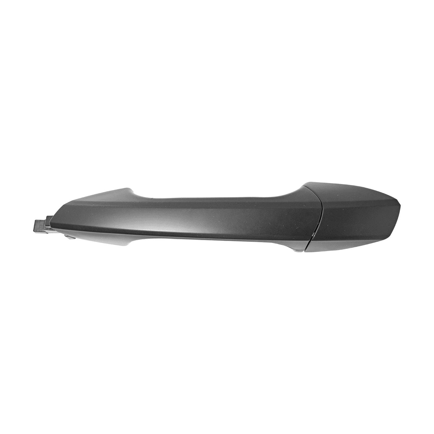 Manija Exterior Mercedes-Benz Clase-A 2012-2017 Sin Hoyo Para Llave Sin Sensor Lisa Negra Plastico Izquierdo Trasera Hushan