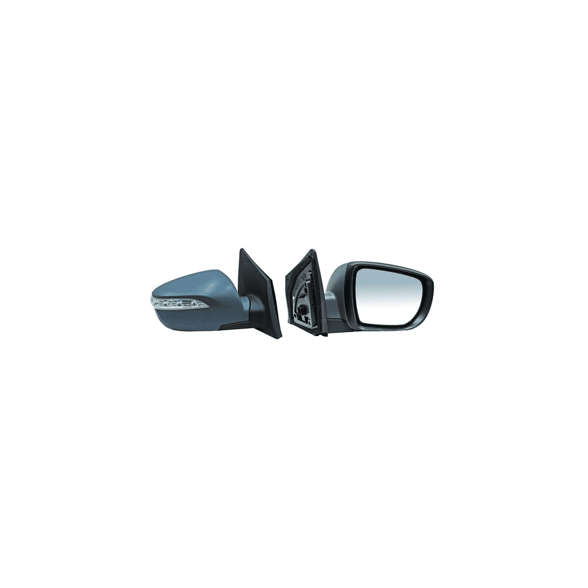 Espejo Para Hyundai Ix35 2014-2015 Electrico Con Desempañante Con Direccional Para Pintar 5 Pines Derecho