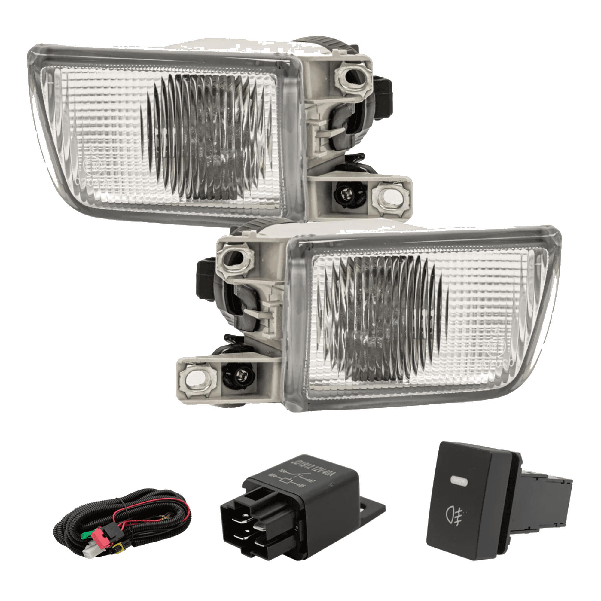 Kit faros niebla Volkswagen Golf/Jetta 1993-1999 con lupa con arnes switch Universal y focos