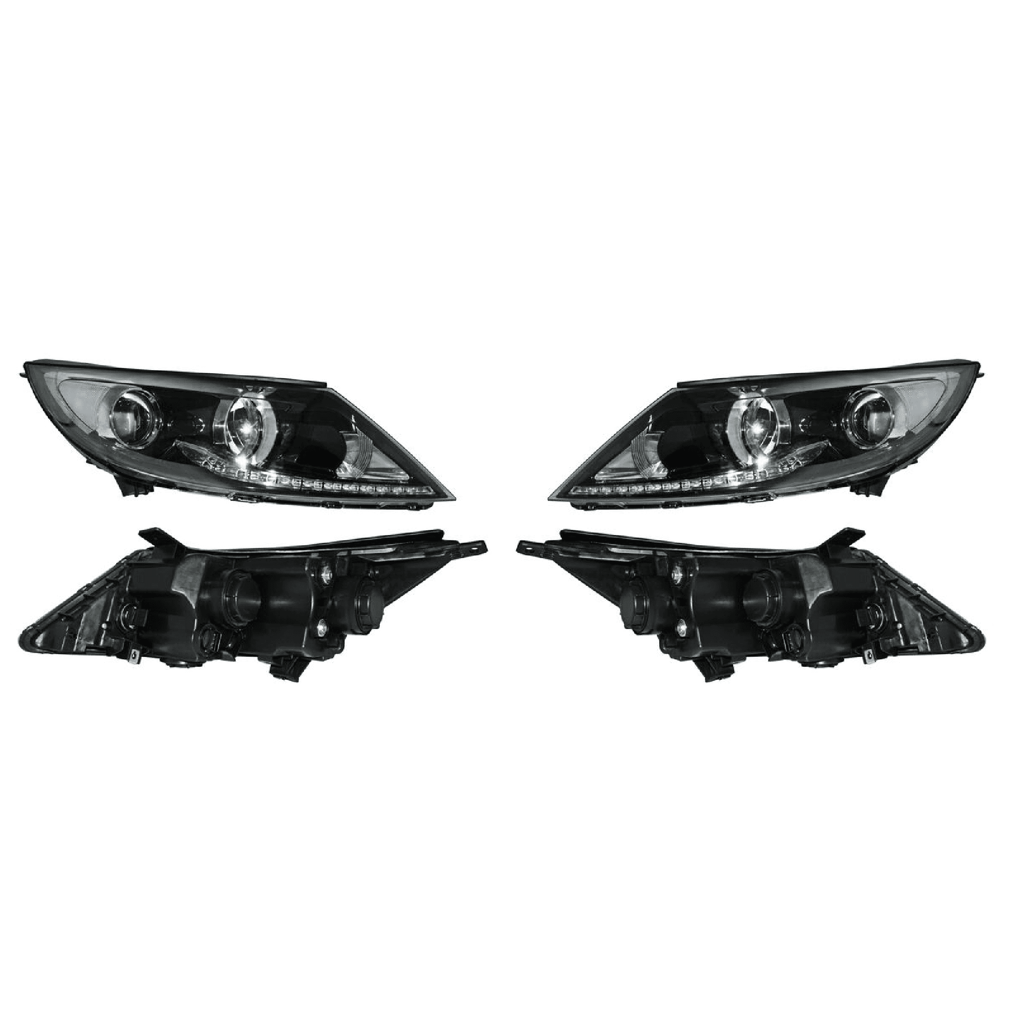 Par Faros P/Kia Sportage 2016 Usa 2011-2016 Leds