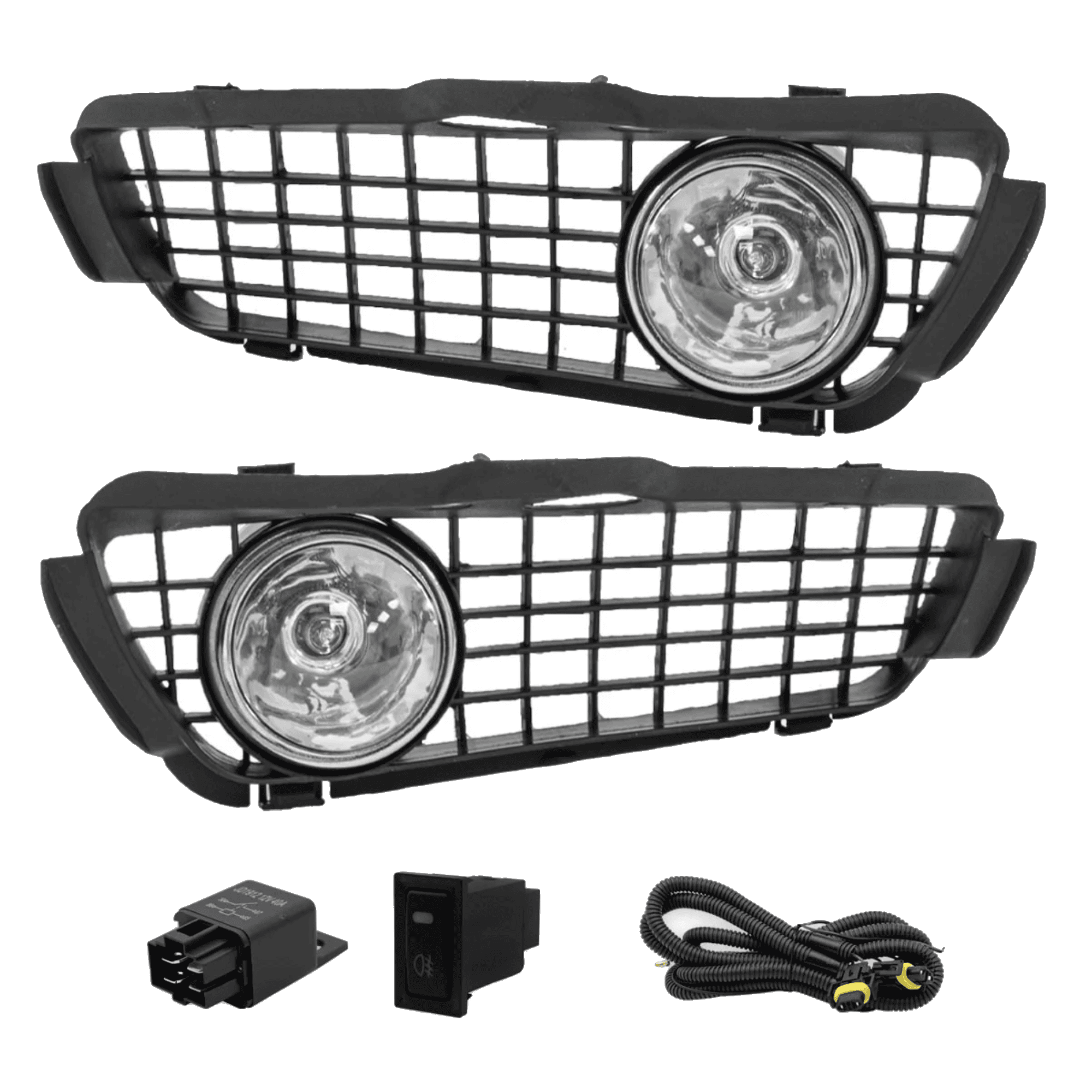 Kit faros niebla Volkswagen Golf/Jetta 1993-1999 con arnes switch Universal y focos