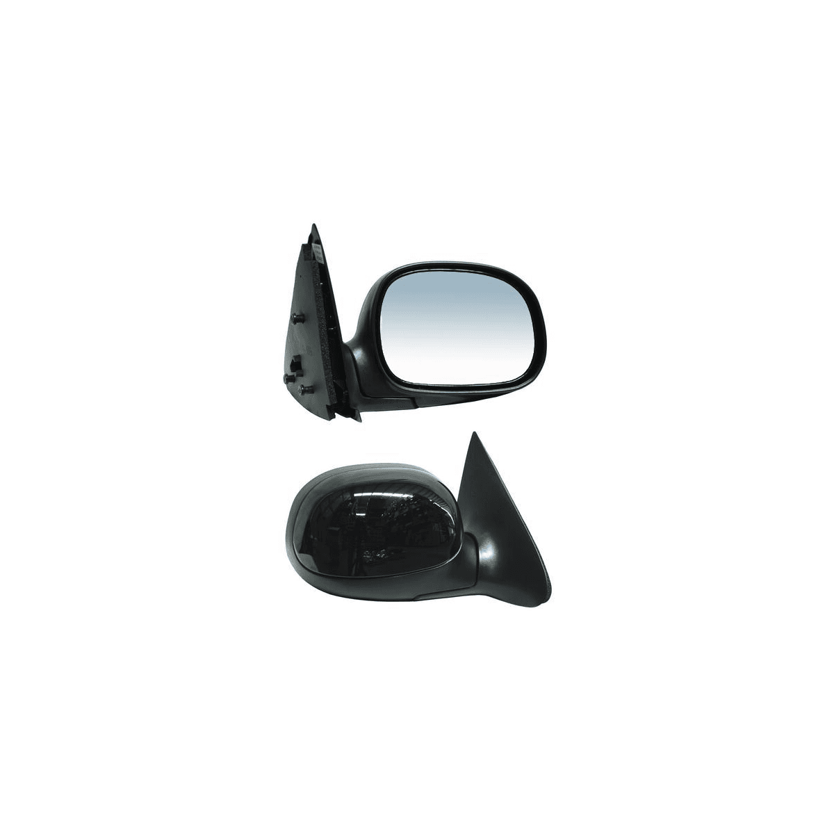 Espejo Ford F150 1997-2009/ F250 2004-2009/ Lightning/ Lariat/ Harley/ King Ranch/ Base/ Xl/ Xlt Sin Control Negro Derecho