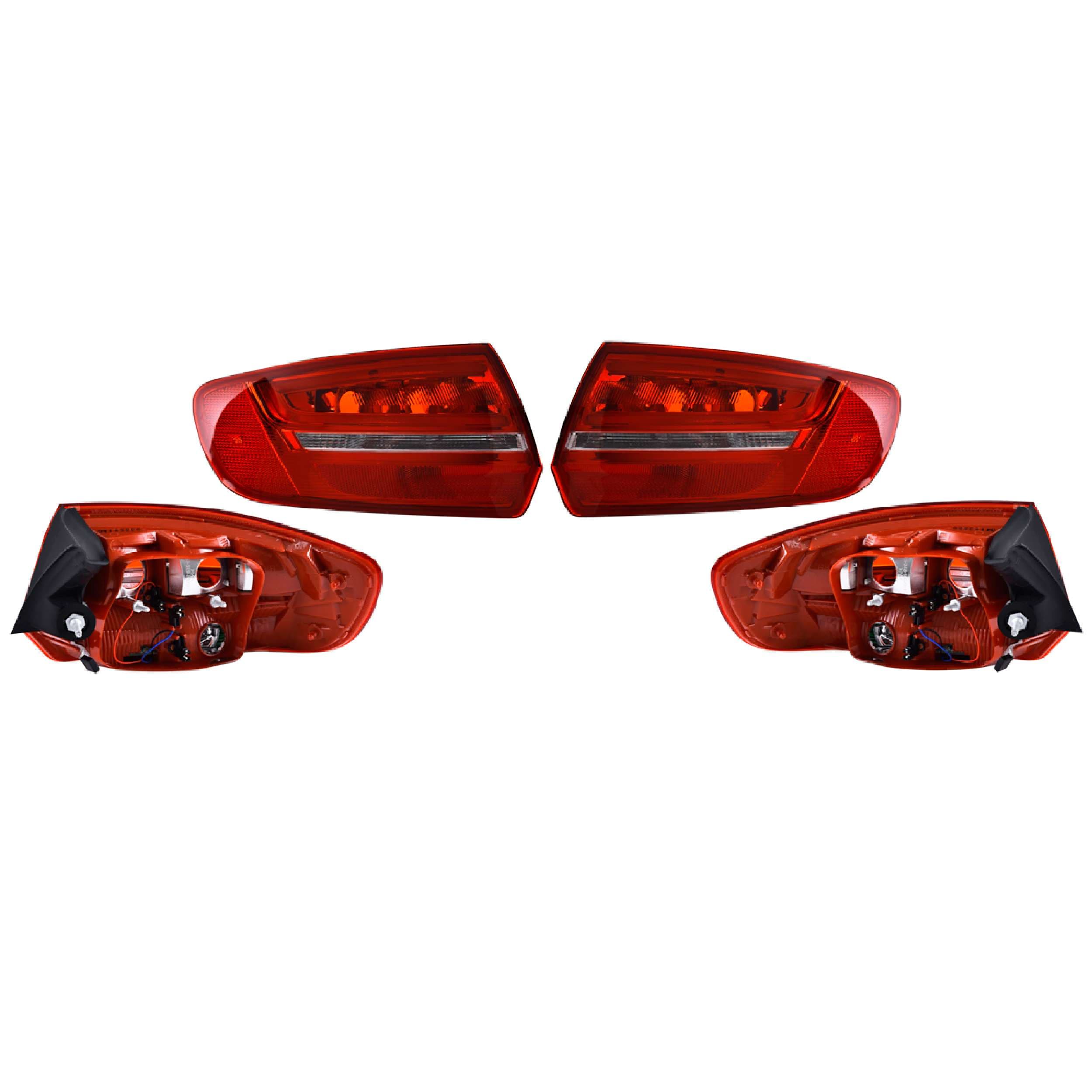 Par Calaveras Exteriores Leds Audi A3 Sportback 2009-2012 Depo
