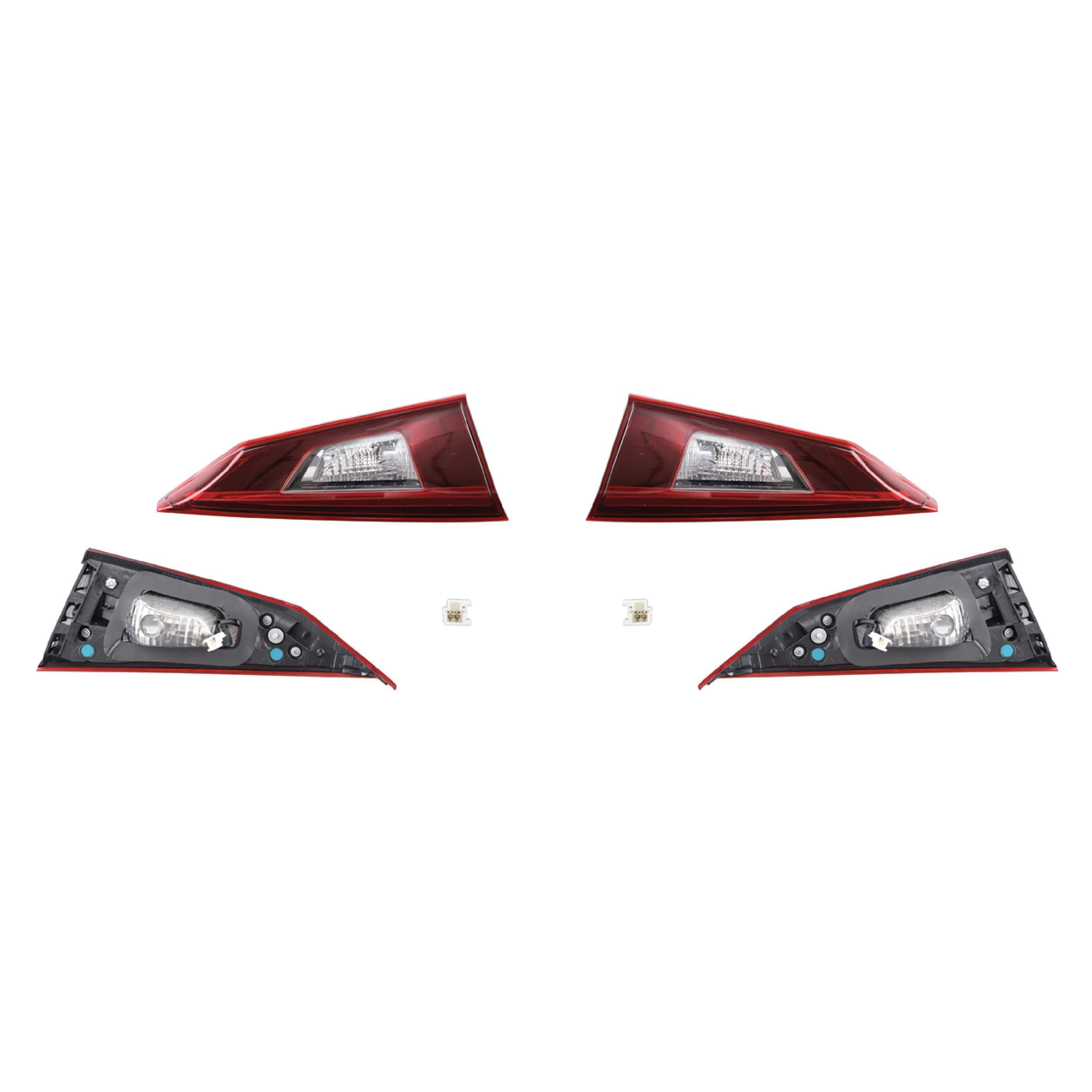 Par Calaveras Interiores Leds Mazda 3 Sedan 2014-2018 Depo