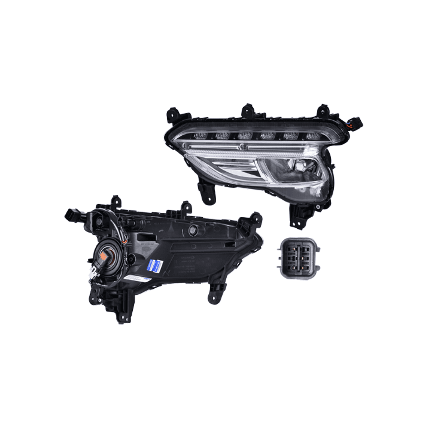 Faro Niebla Izquierdo Con Luz De Dia P/Hyundai Santa Fe Sport 2017-2018 Depo