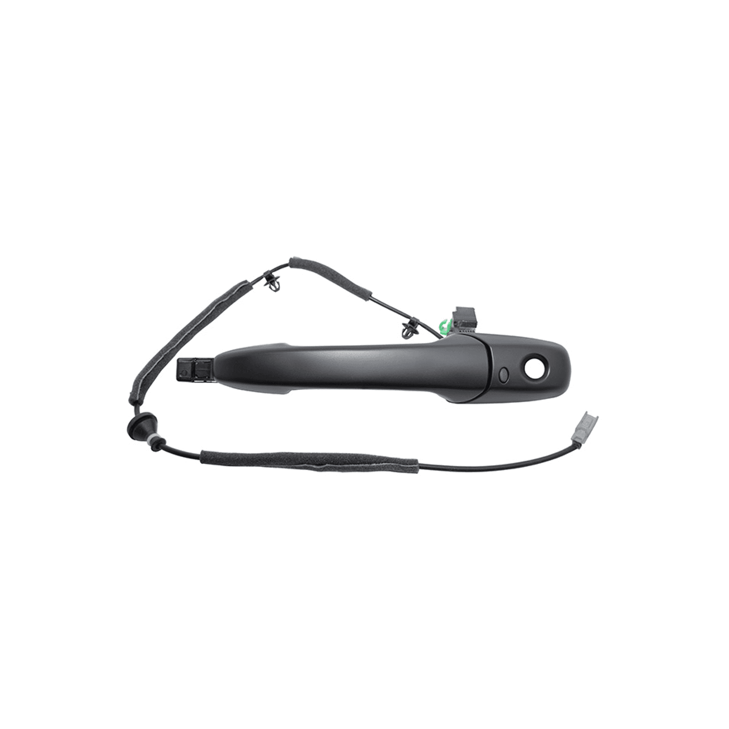 Manija Exterior Mazda Cx-7 2007-2012 Con Hoyo Para Llave Con Sensor Lisa Negra Izquierdo Delantera Hushan