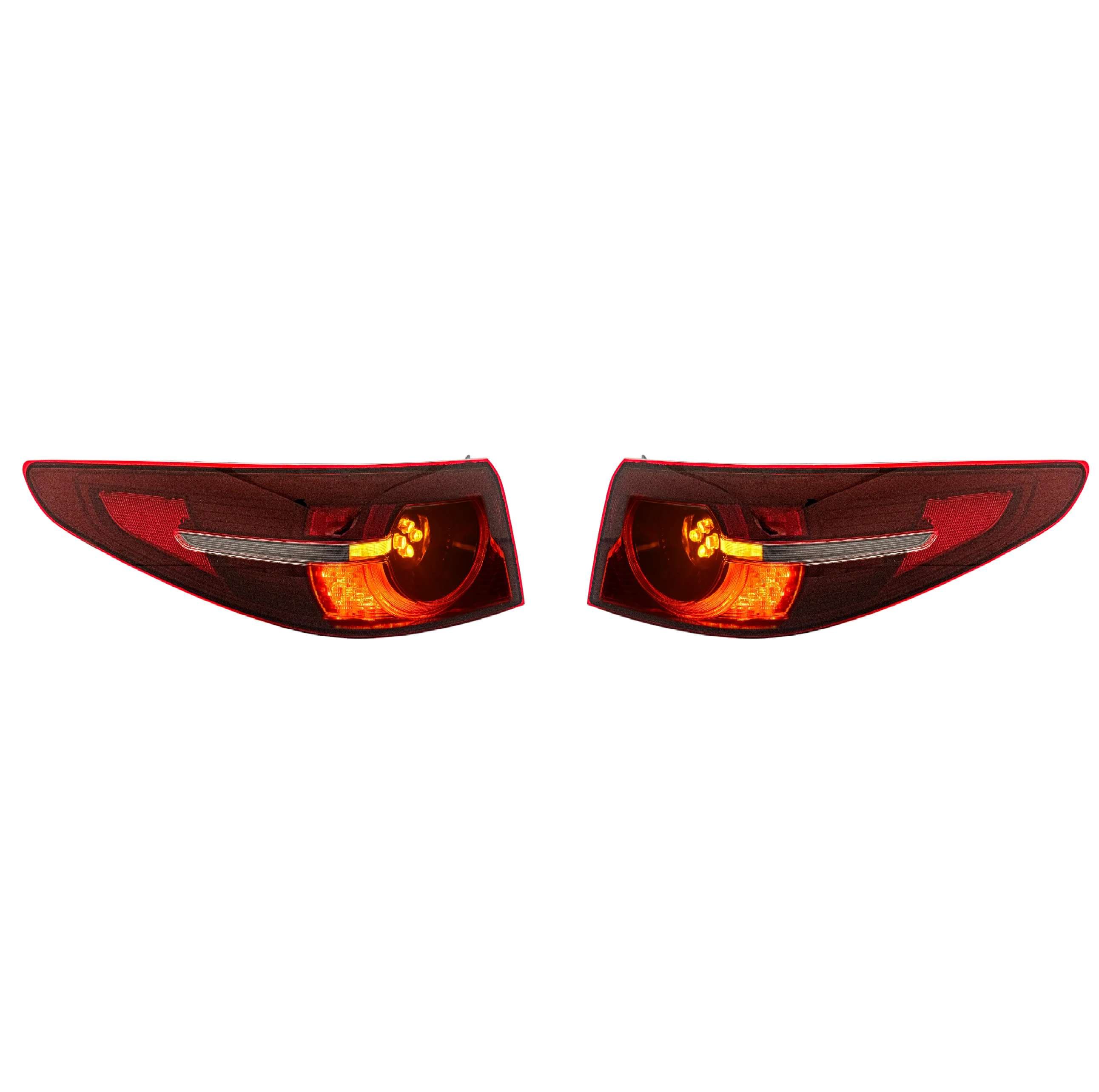 Par Calaveras Exteriores Mazda 3 Sedan I Sport 2019-2025 LED