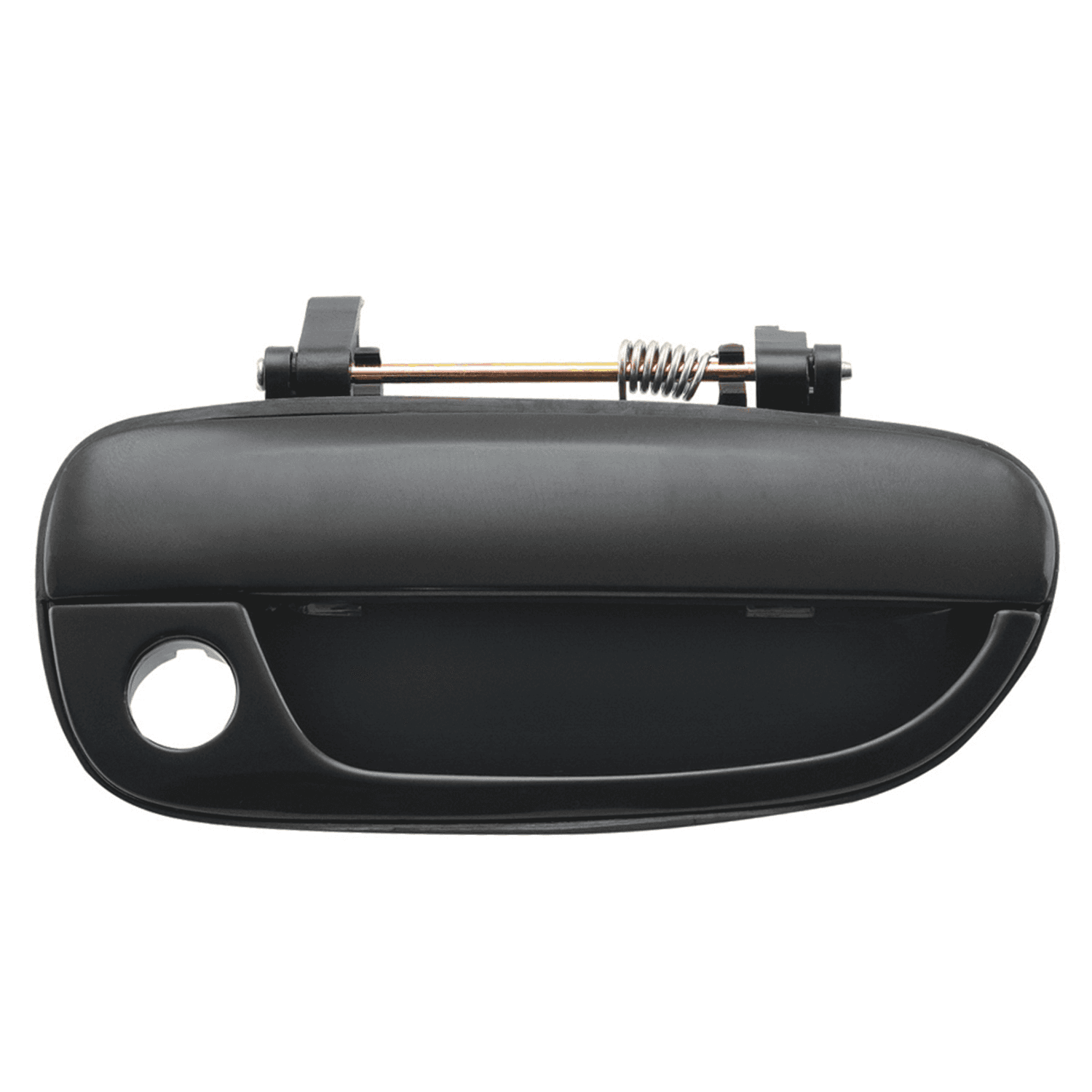 Manija Exterior Hyundai Accent 2000-2006 Con Hoyo Para Llave Lisa Negra Plastico Derecha Delantera Hushan