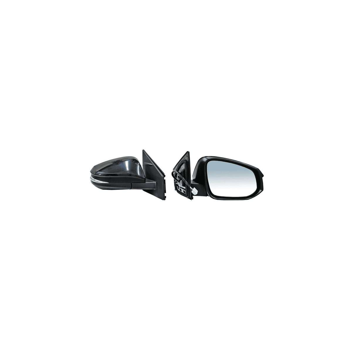 Espejo Toyota Rav4 2013-2018 Electrico Con Direccional Para Pintar Con Desempañante Derecho