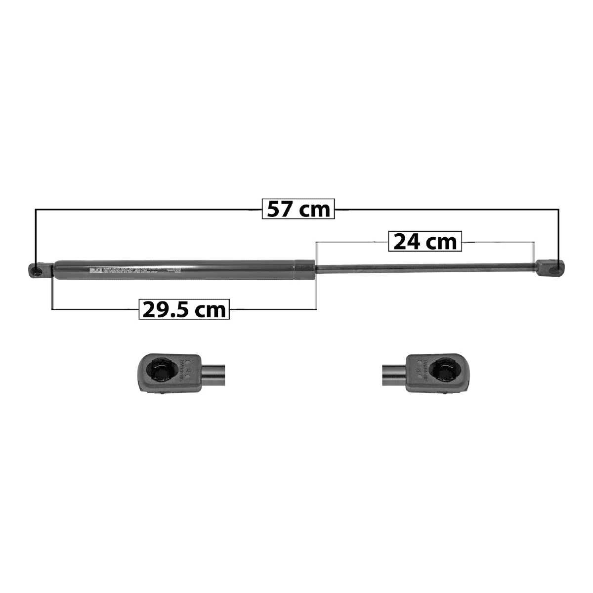 Amortiguador Cajuela Volkswagen Transporter 1995-2003 57 29.5 24 Entrada Tipo 9 Entrada 2 Tipo 9 860 193.34 87.7 800 179.85 81.58 Spart Tur Derecha/Izquierda Spart