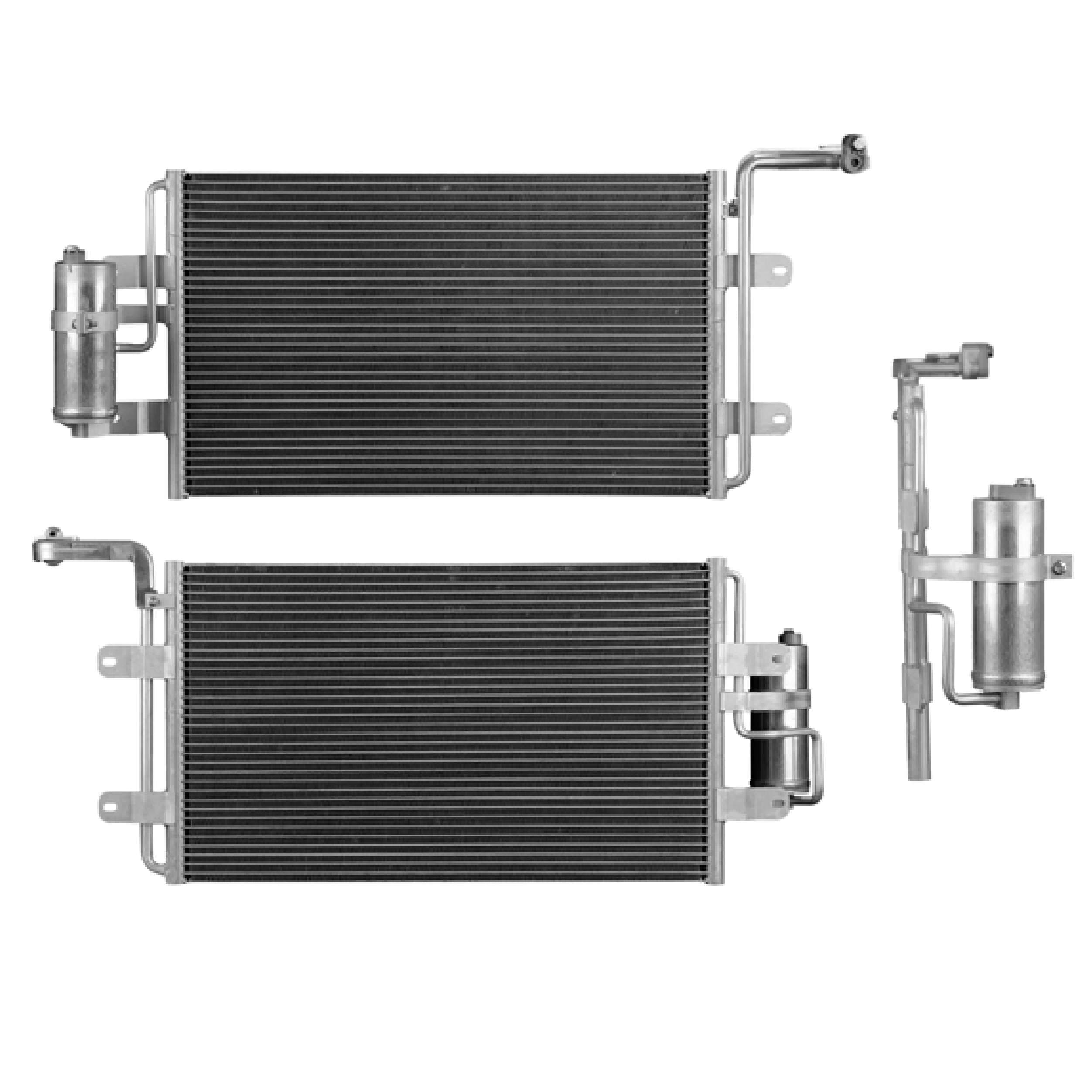 Condensador Con Desidratador Volkswagen Jetta 1.8 1999-2007 / Volkswagen Jetta 1.9 1999-2007 / Volkswagen Jetta 2.0 1999-2007 / Volkswagen Jetta 2.8 1999-2007 / Volkswagen Beetle 2005-2011 / Volkswagen Golf 1999-2006 / Volkswagen Jetta Clasico 2008-2015 /