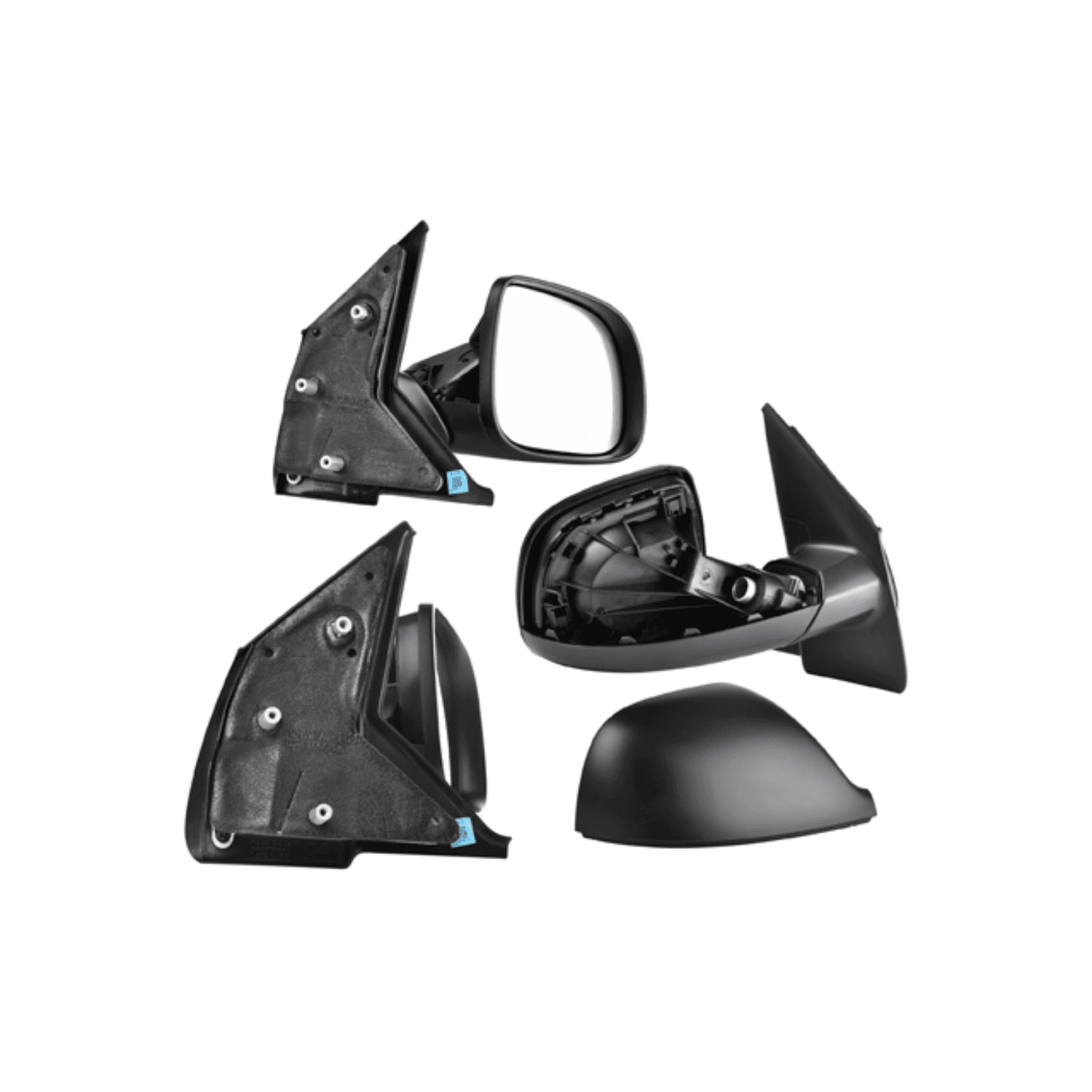 Espejo Derecho Negro Volkswagen Transporter 2.0 2P / Volkswagen Transporter 2.0 4P 2010-2015