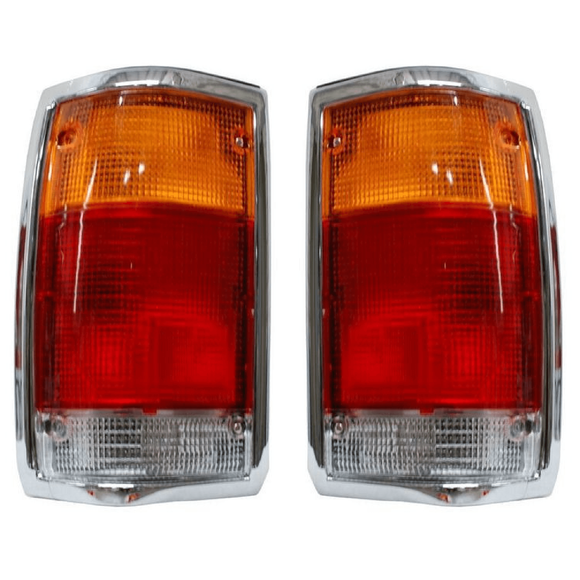 Par Calaveras Mazda Pickup 1986-1993 Filo Cromado Con Arnes